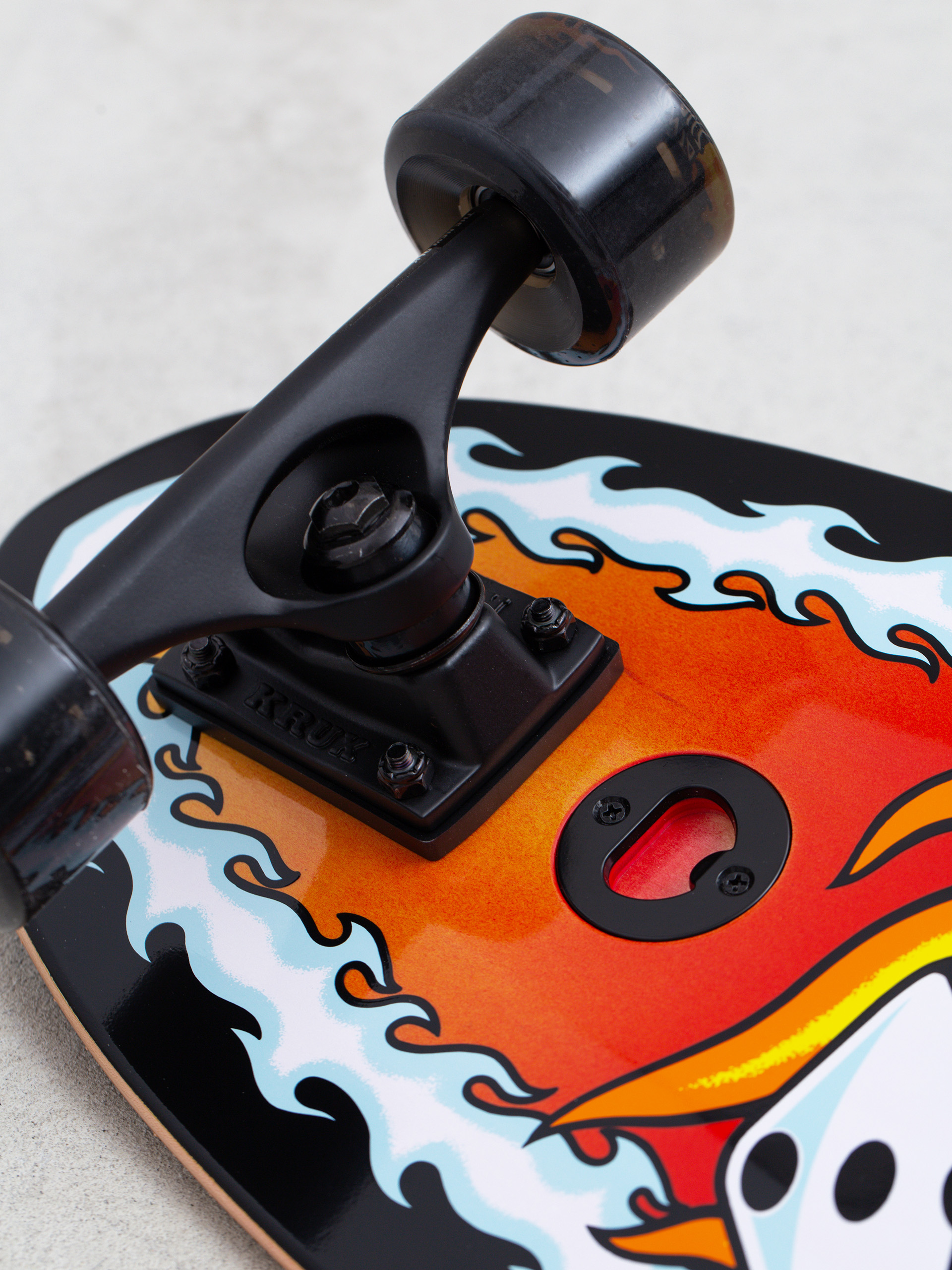Cruiser Santa Cruz Flaming Dice Dot (black/red/white)