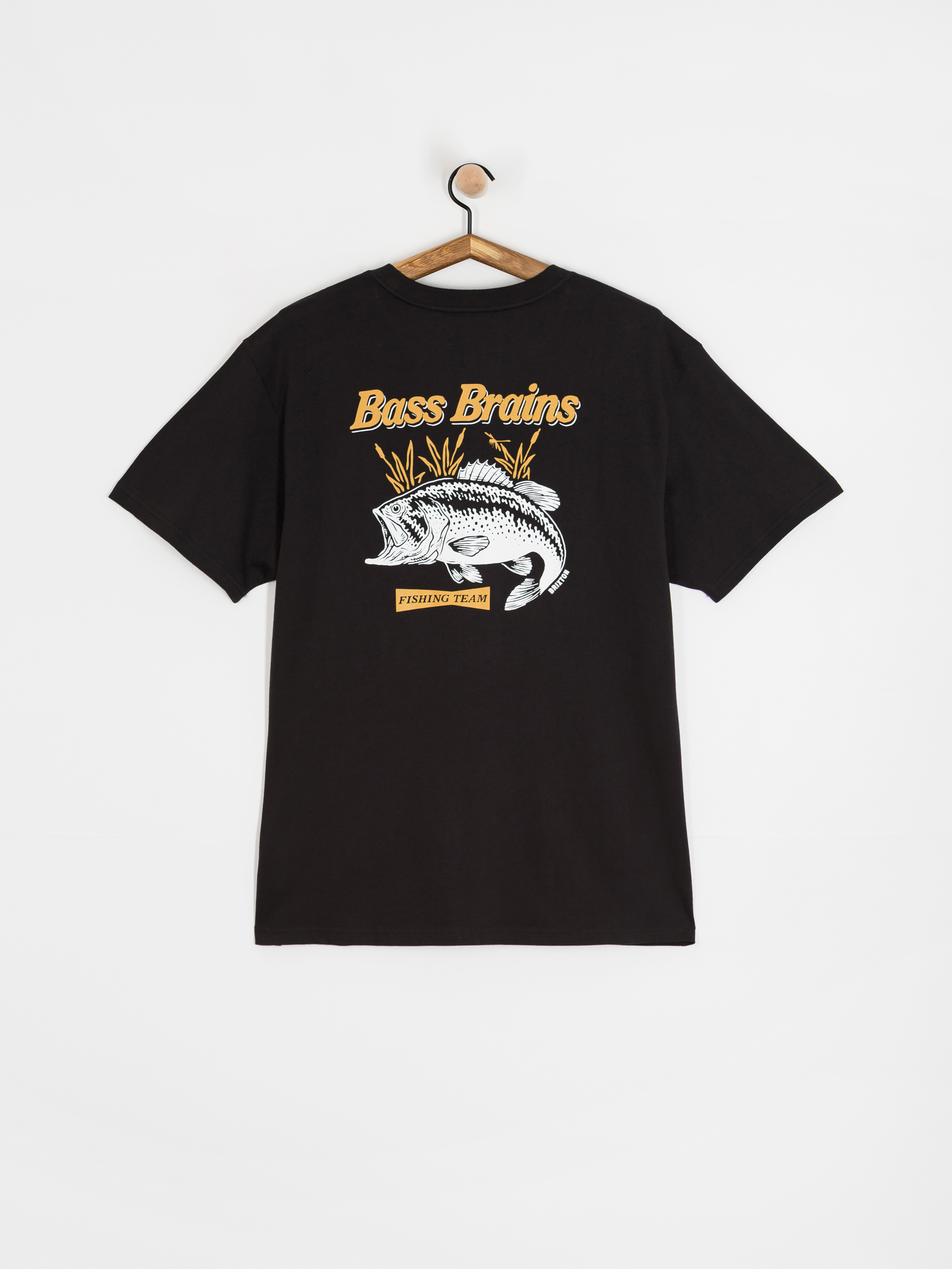 Tričko Brixton Bass Brains Ft (black)