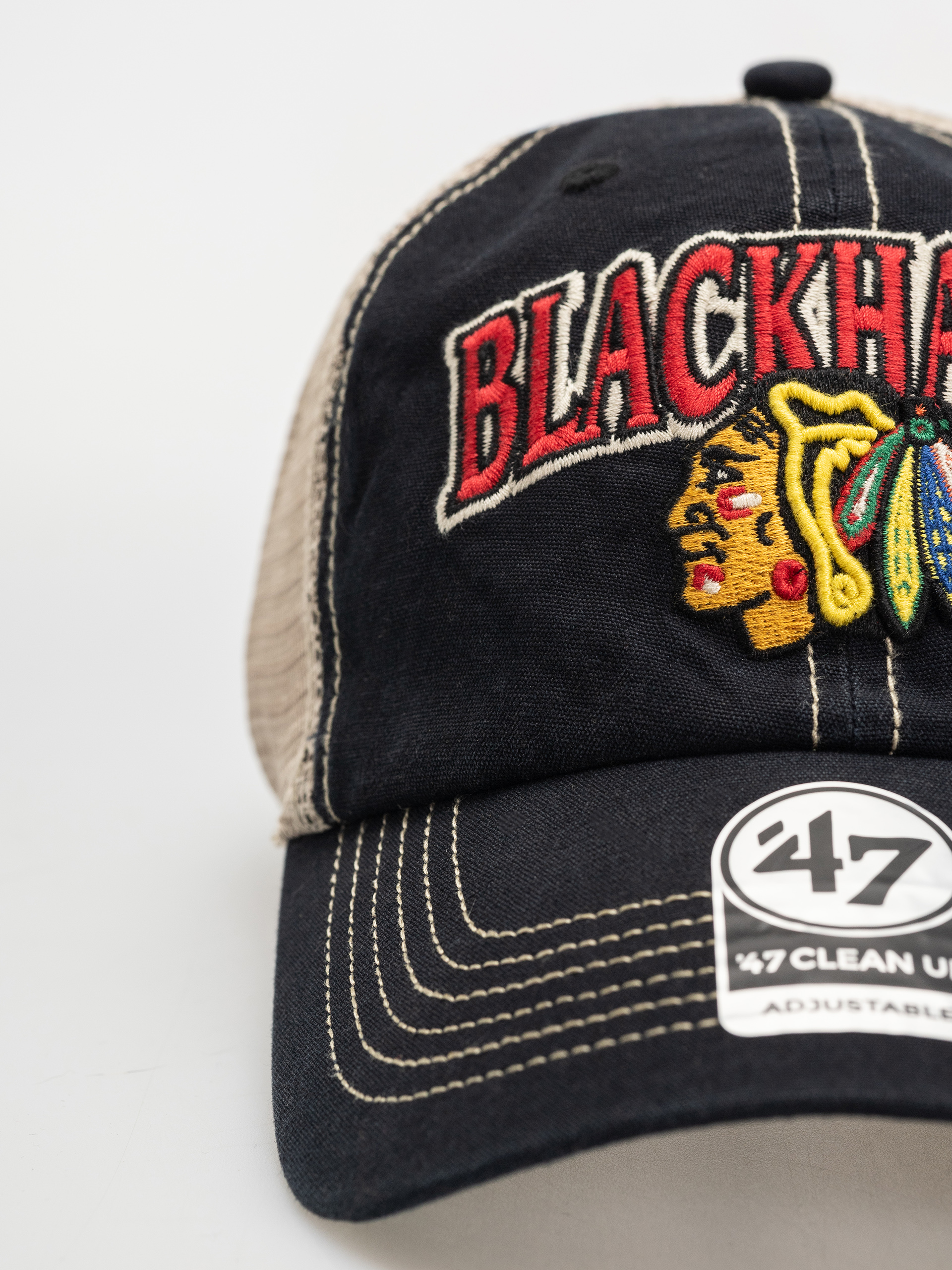 Kšiltovka  47 Brand NHL Chicago Blackhawks Tuscaloosa (vintage black)