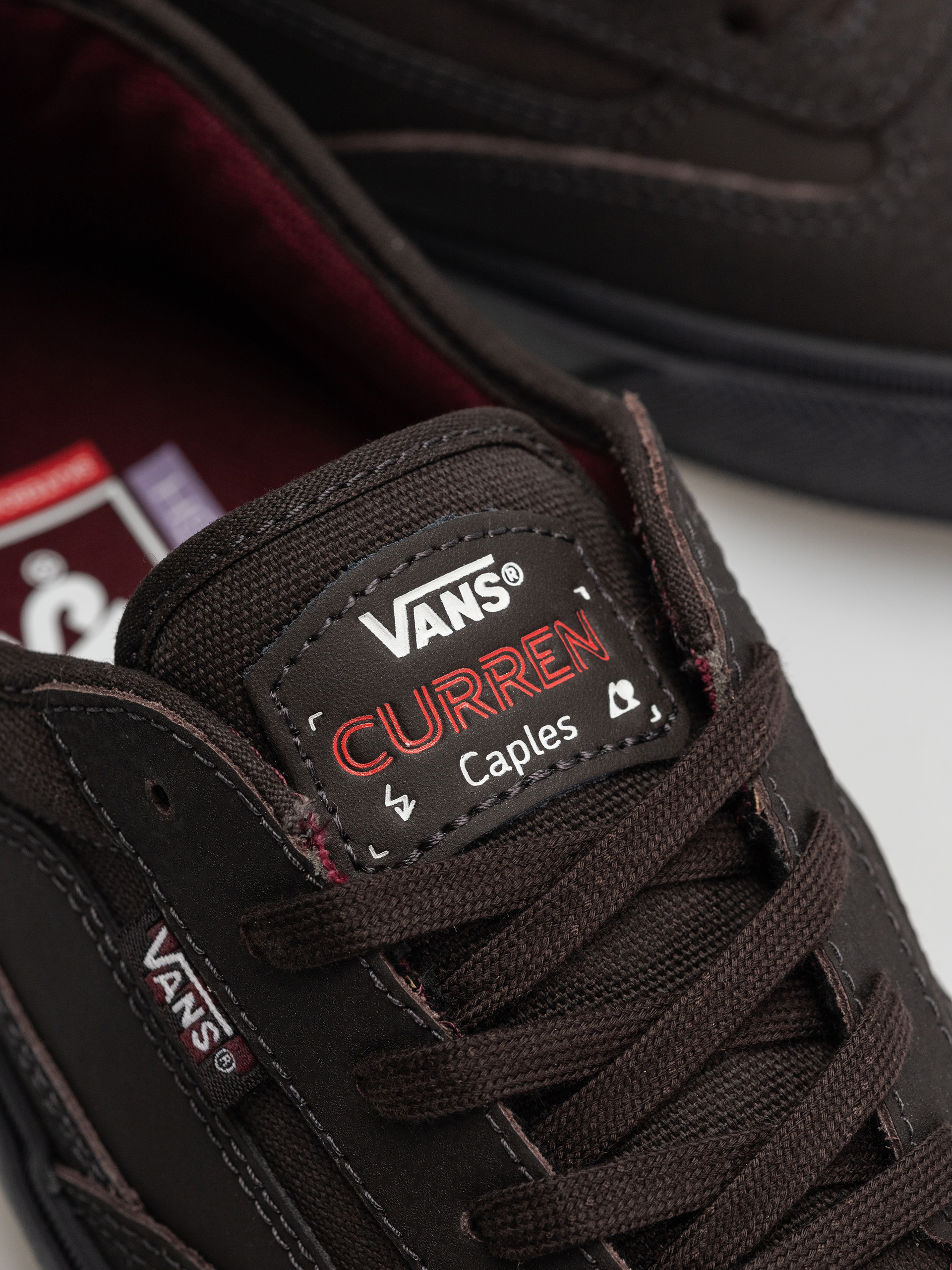 Boty Vans Skate Curren Caples (dark brown)