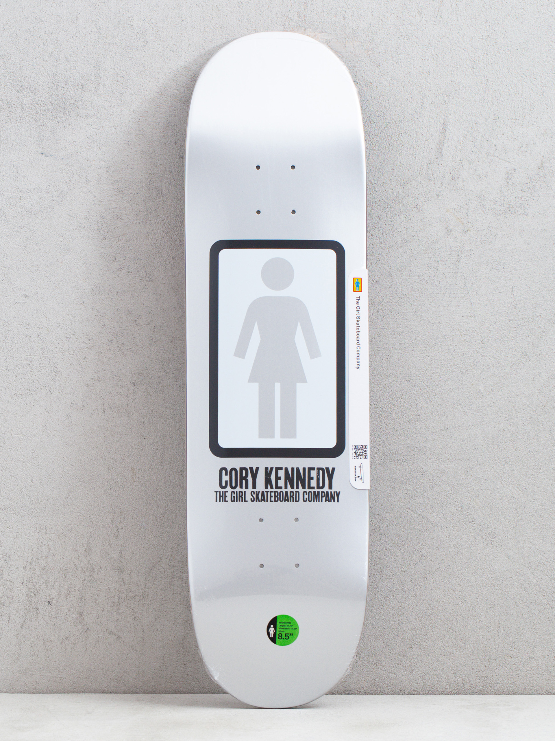 Deska Girl Skateboard Kennedy Og Black White (silver)