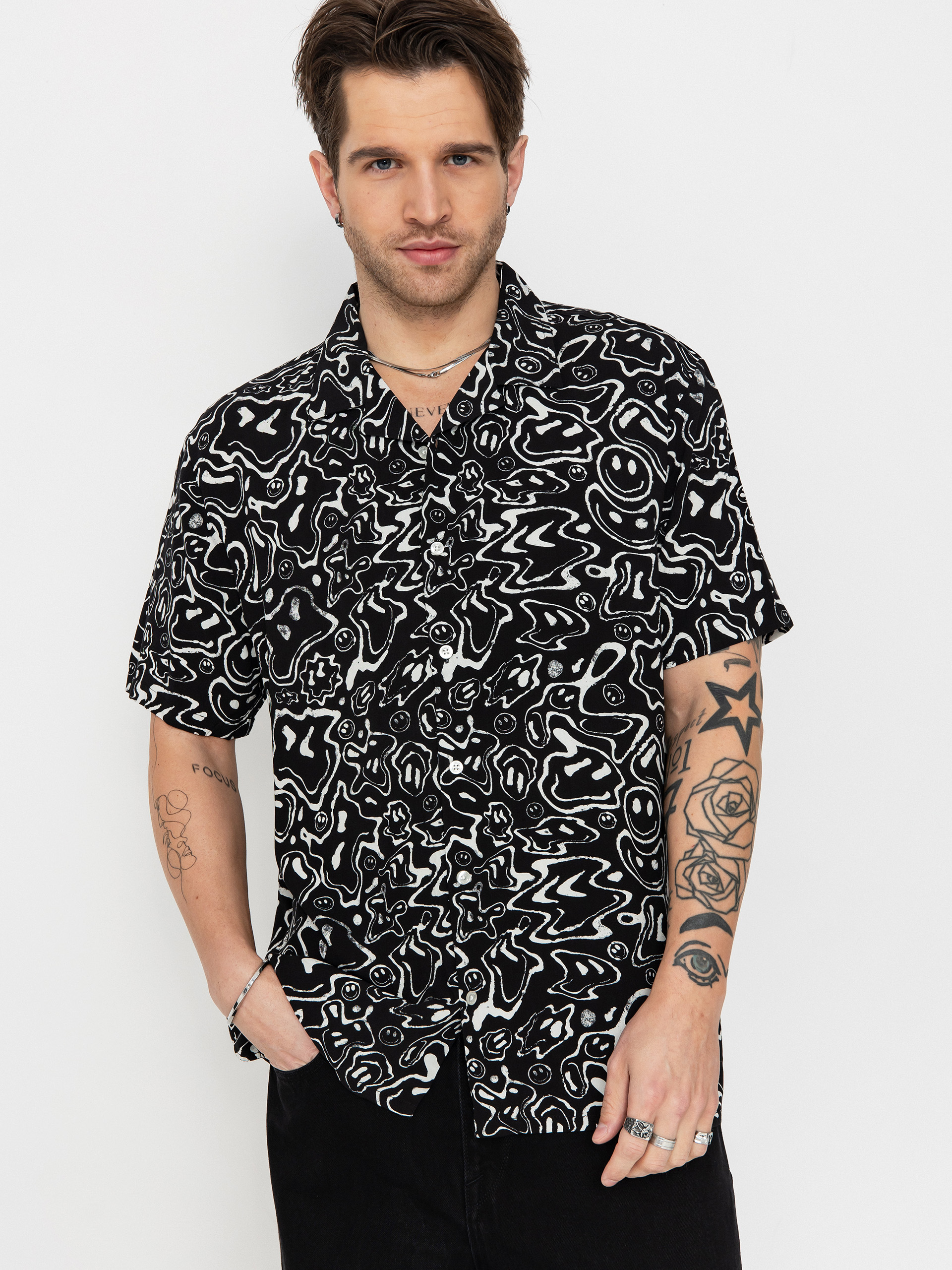 Košile Volcom Fa F Rygalski (black)