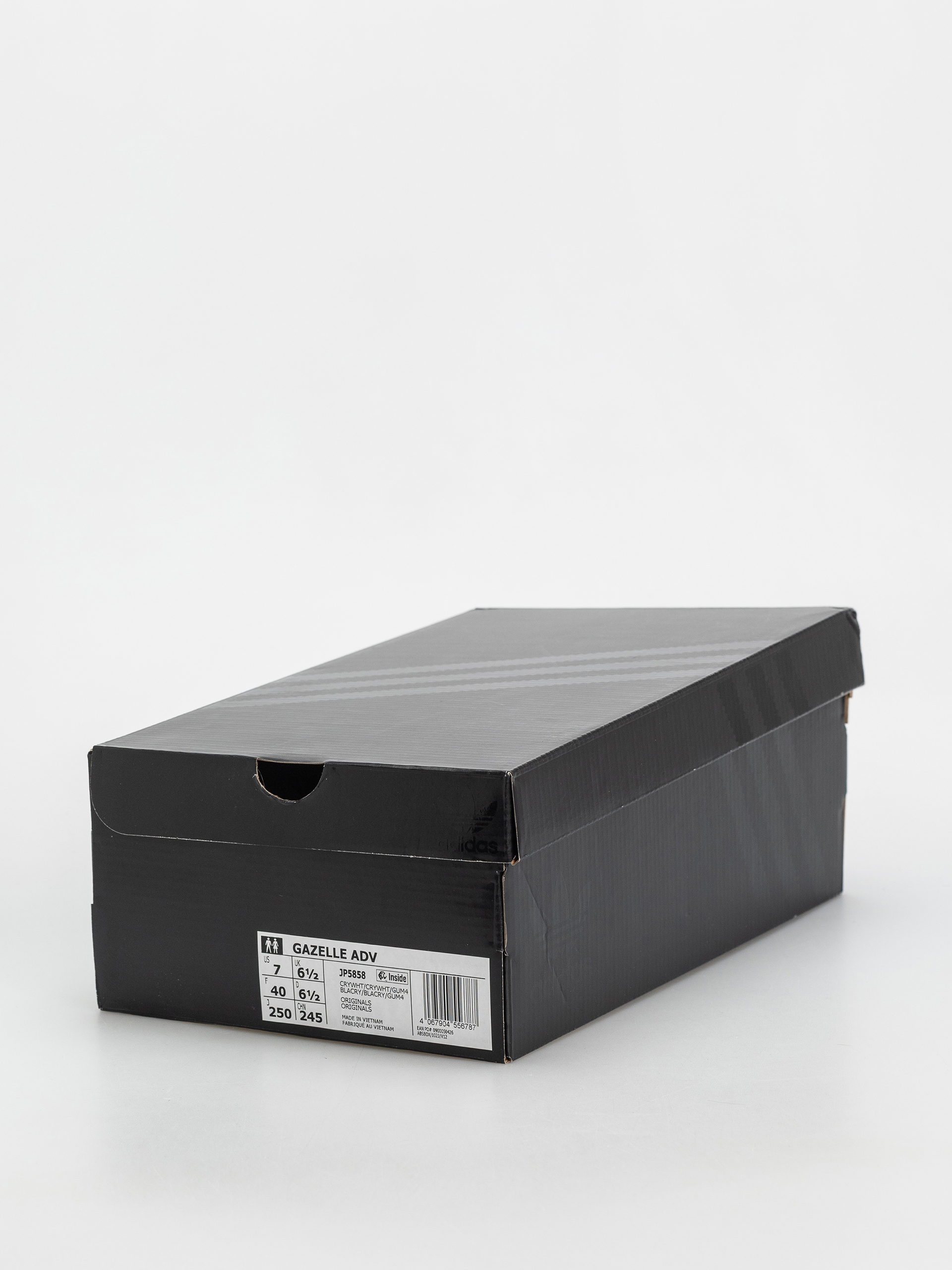 Boty adidas Gazelle ADV (crywht/crywht/gum4)