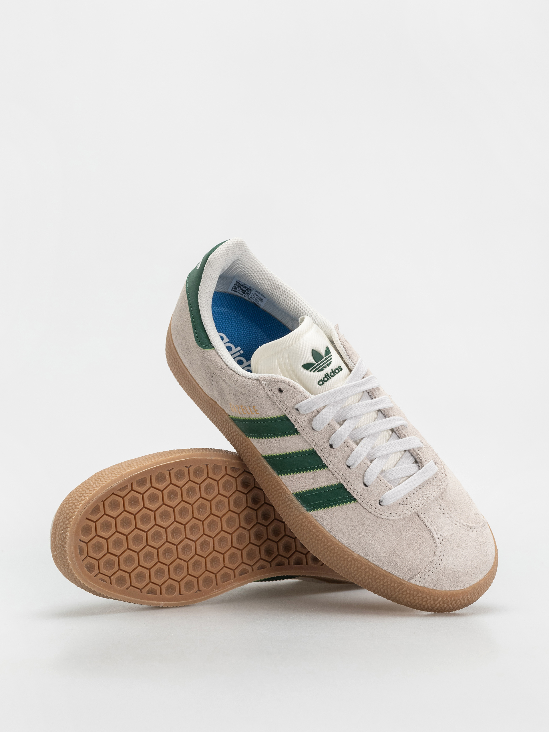 Boty adidas Gazelle ADV (crywht/crywht/gum4)