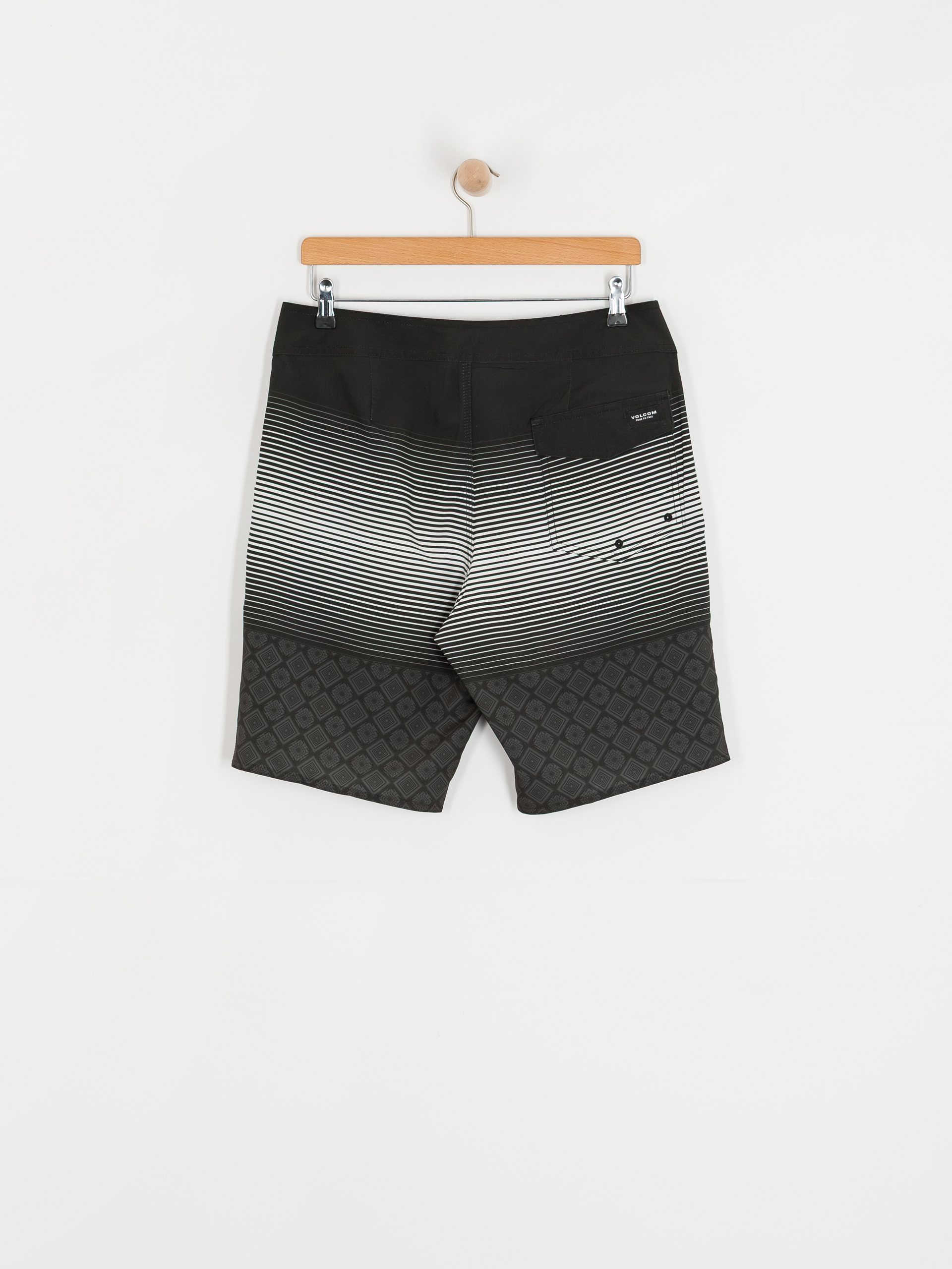 Plážové kraťasy Volcom Lido Stripe Mod 20 (black)
