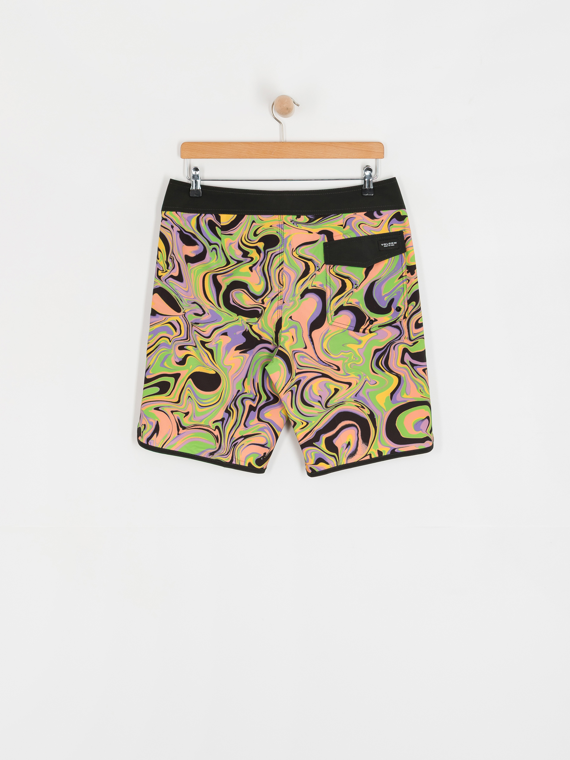 Plážové kraťasy Volcom Infuse Scallop Mod 19 (steel purple)