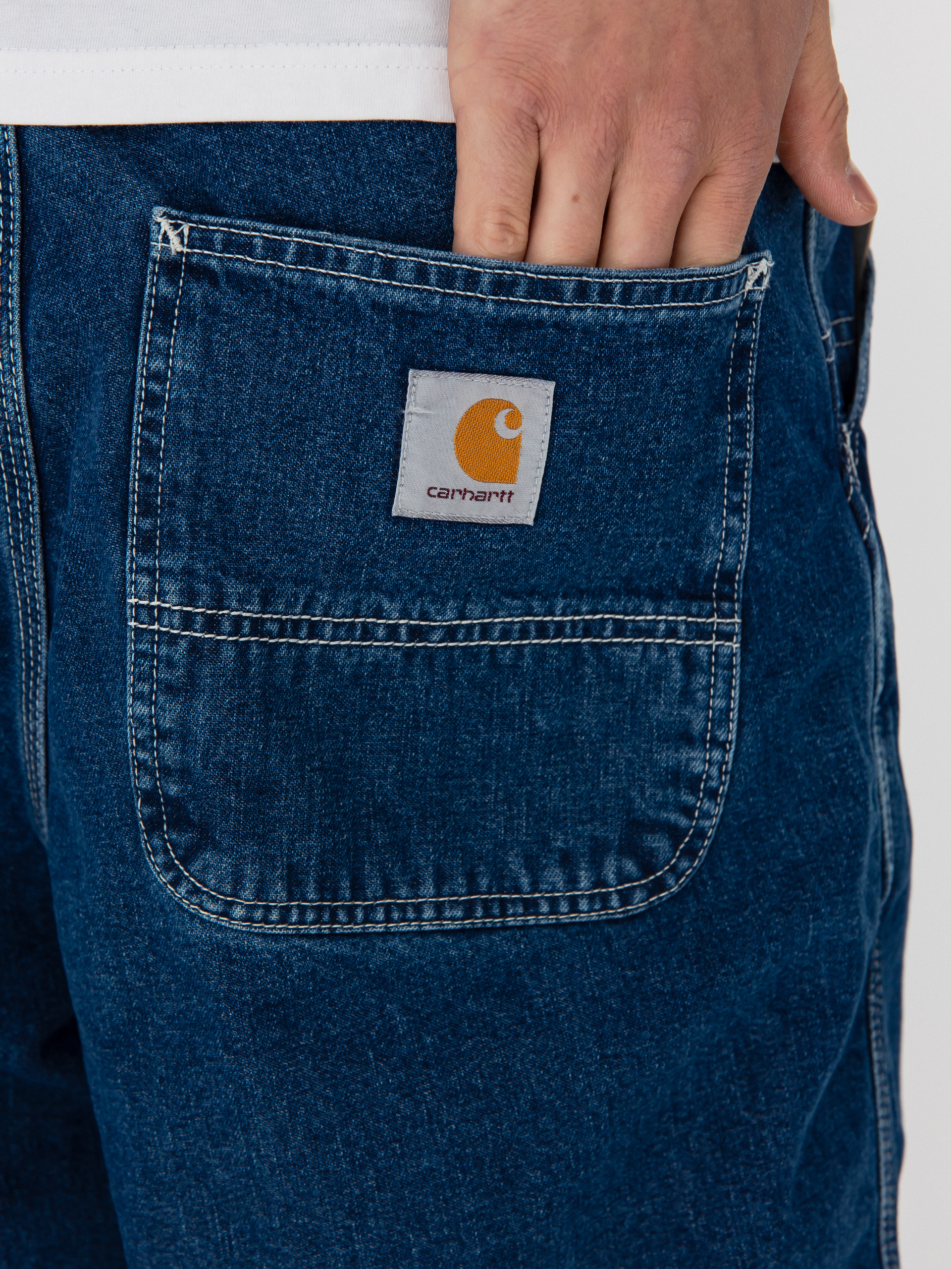 Kraťasy Carhartt WIP Simple (blue)