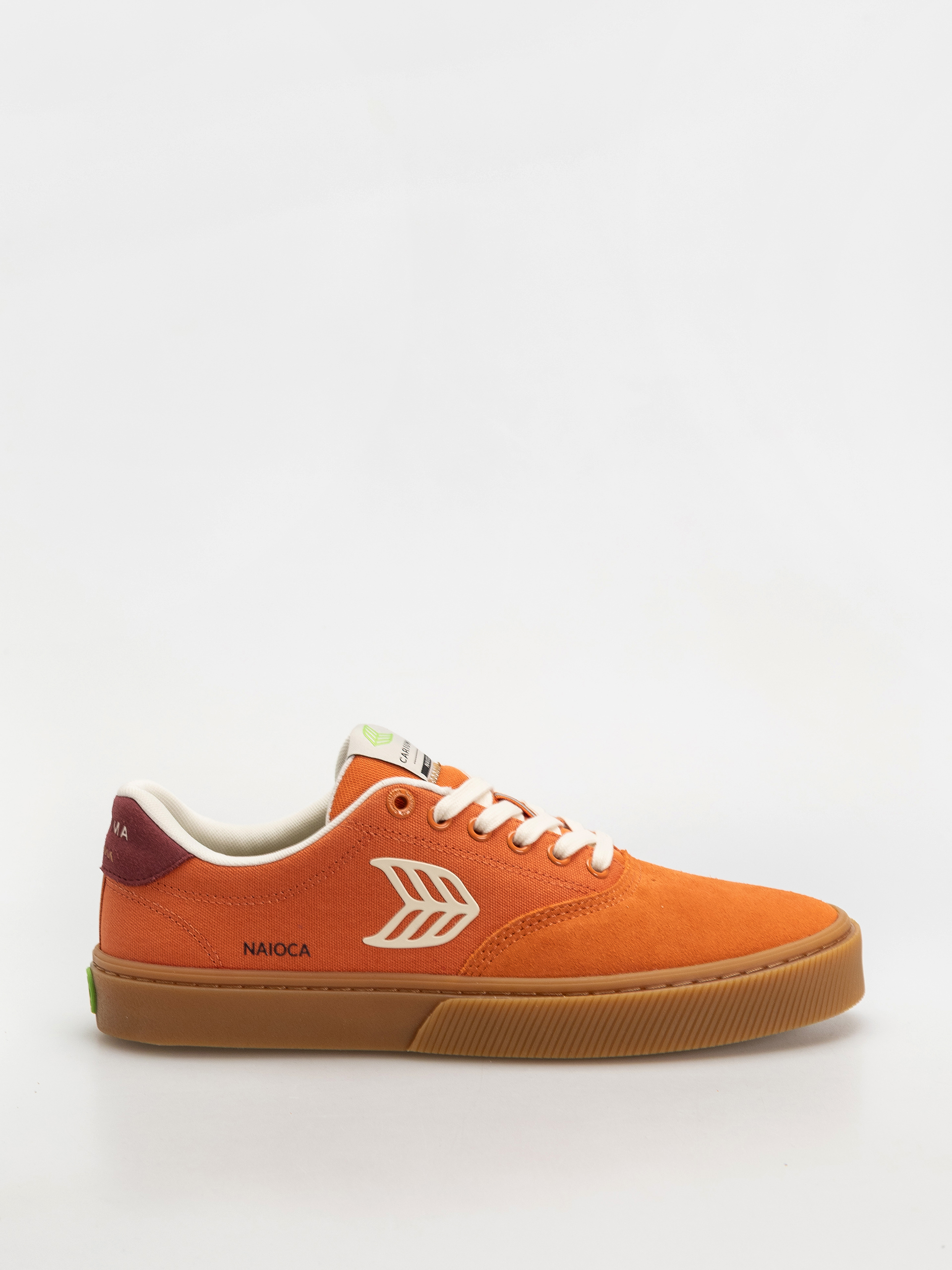 Boty Cariuma Naioca Pro (gum burnt orange suede and canvas ivory logo ruby wine)