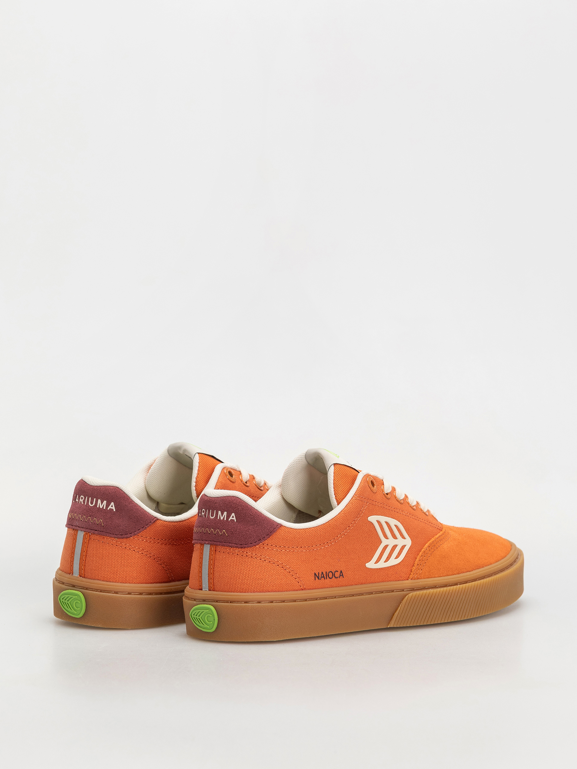 Boty Cariuma Naioca Pro (gum burnt orange suede and canvas ivory logo ruby wine)