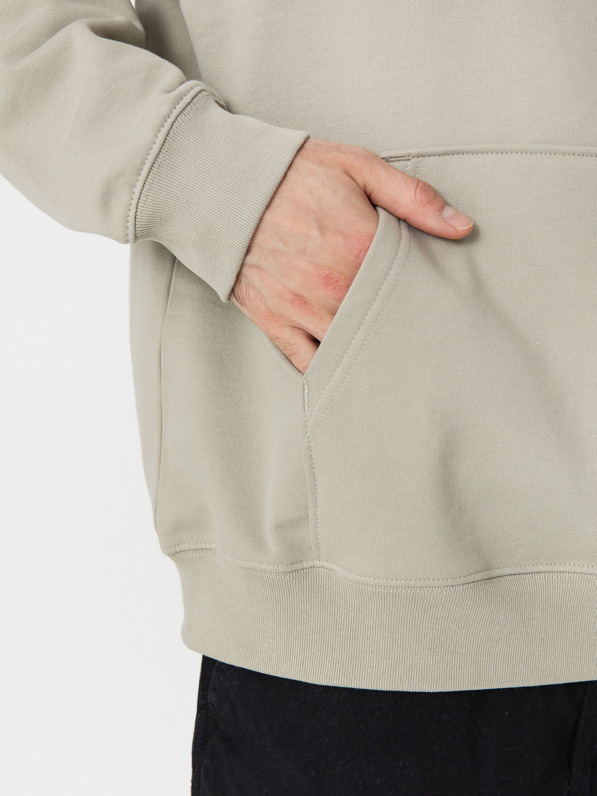 Mikina s kapucí Vans Full Patch HD (london fog)