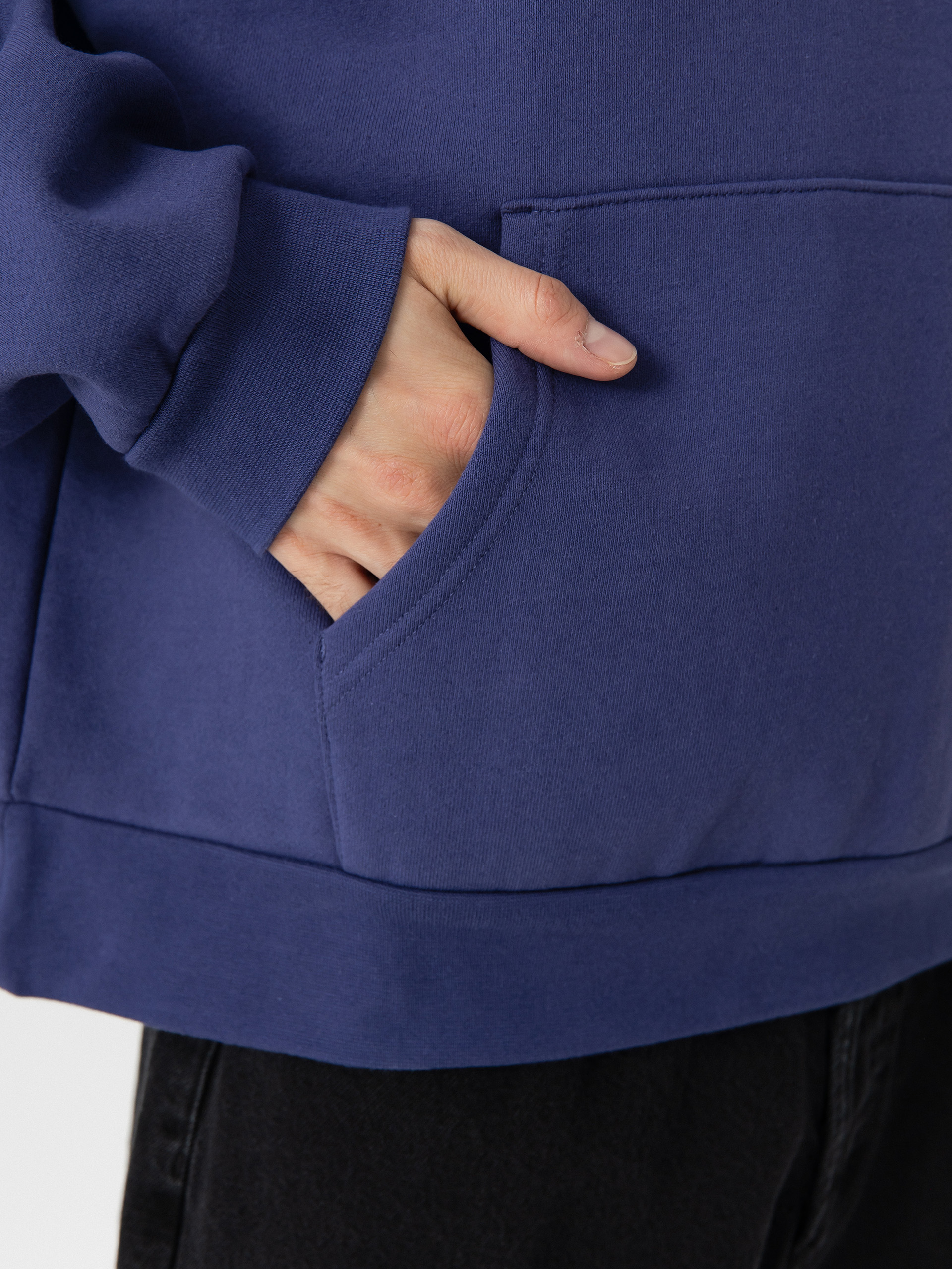 Mikina s kapucí OBEY Bold Icon Extra Heavy HD (skipper blue)