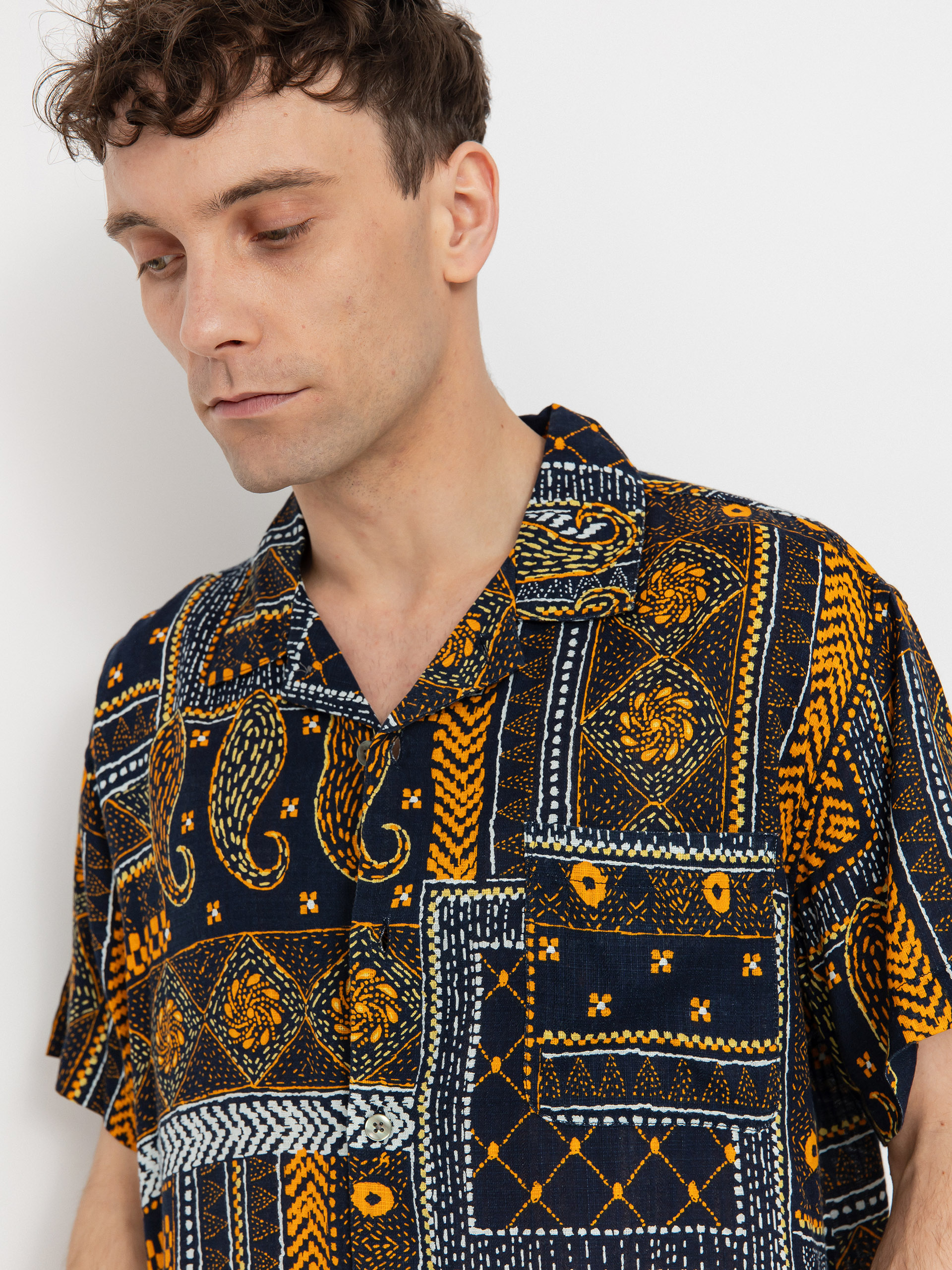 Košile OBEY Archie (navy multi)