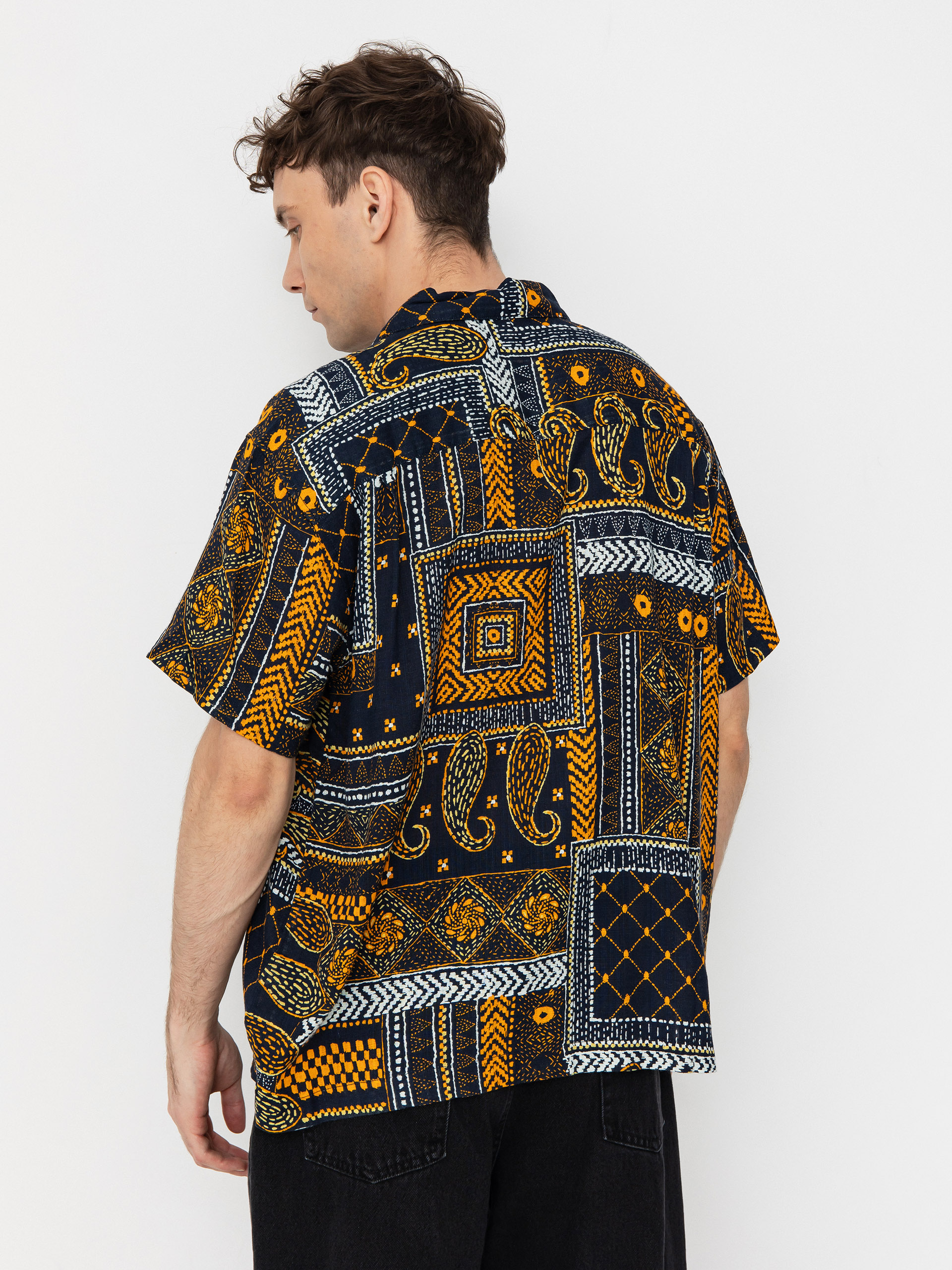 Košile OBEY Archie (navy multi)