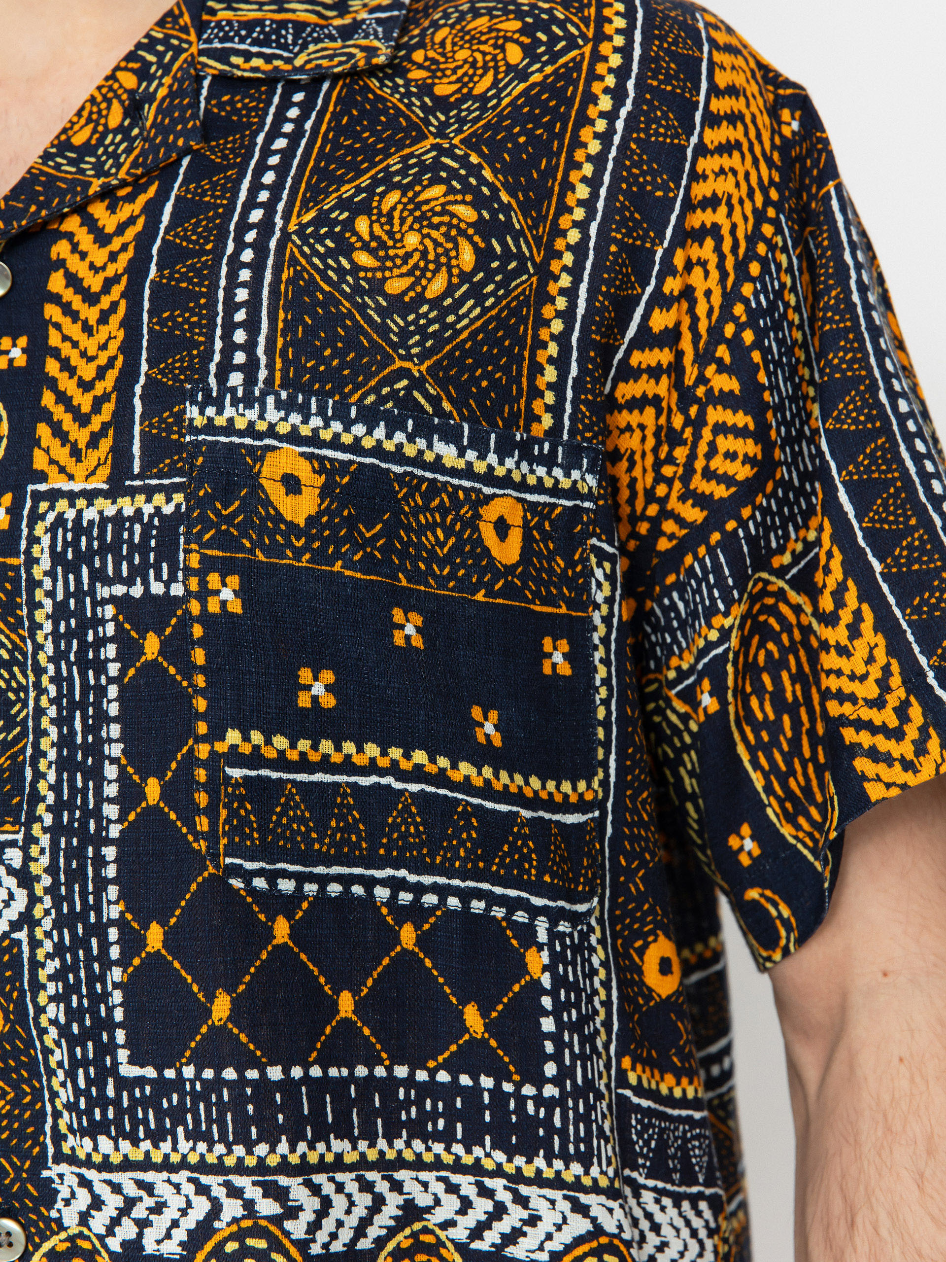 Košile OBEY Archie (navy multi)