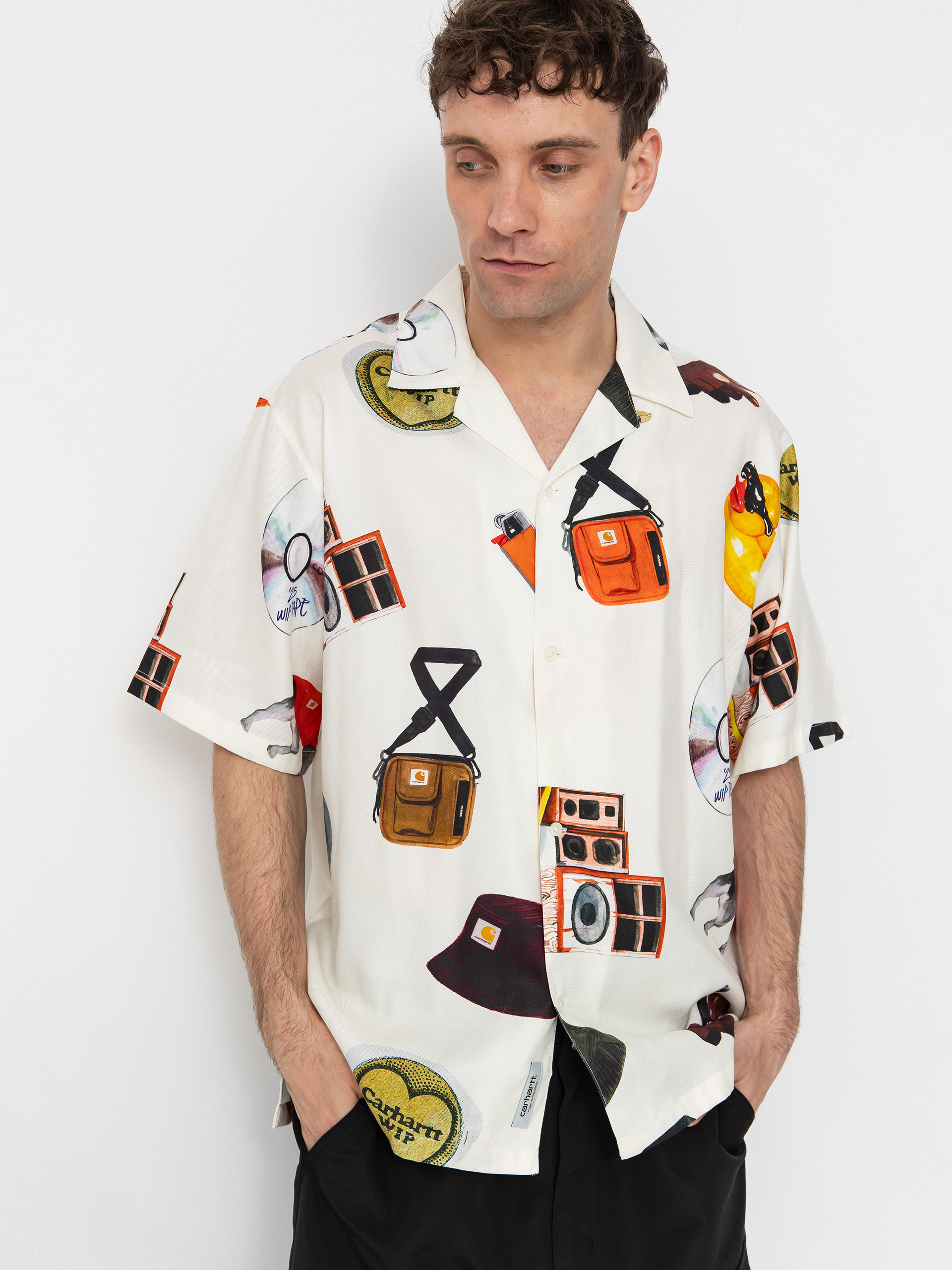 Košile Carhartt WIP Jacob Rochester (jacob rochester print/wax)