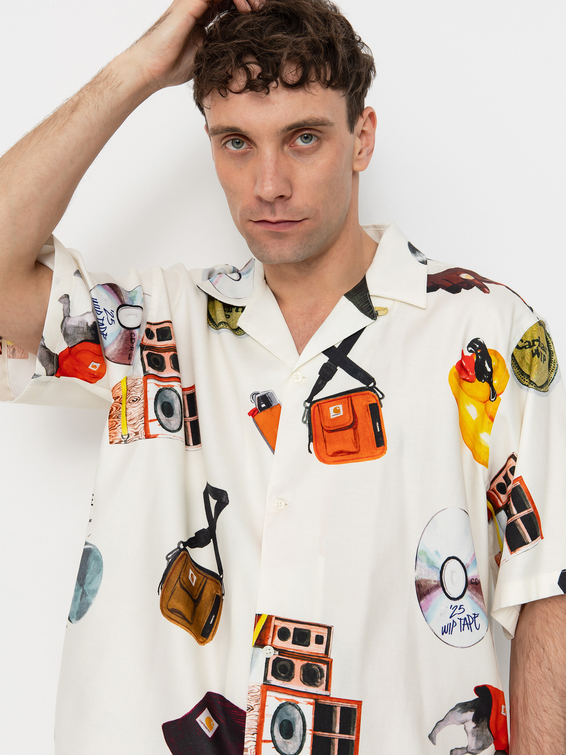 Košile Carhartt WIP Jacob Rochester (jacob rochester print/wax)