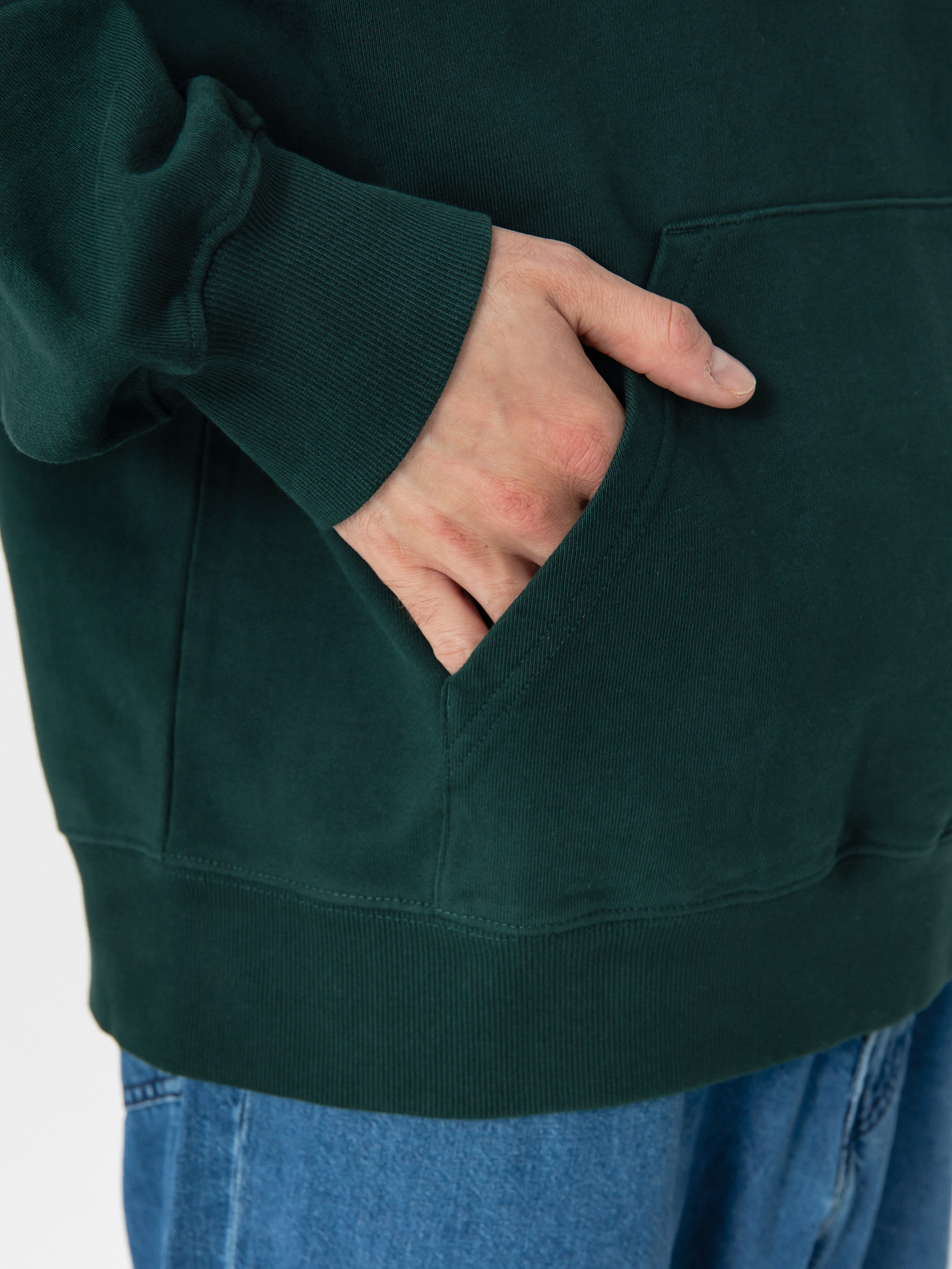 Mikina s kapucí Carhartt WIP Flaming Ducks HD (conifer)