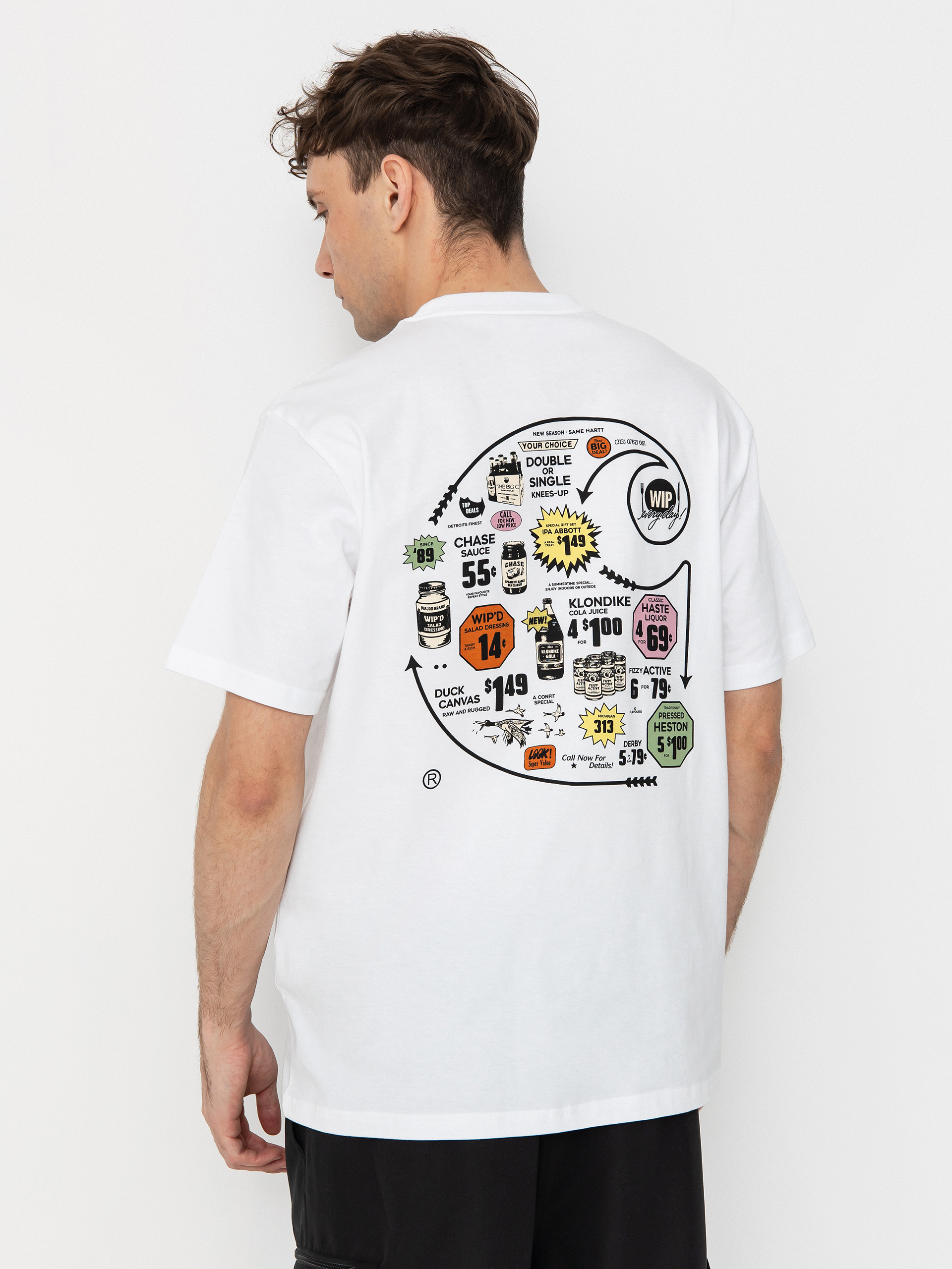 Tričko Carhartt WIP Catalogue C Logo (white)