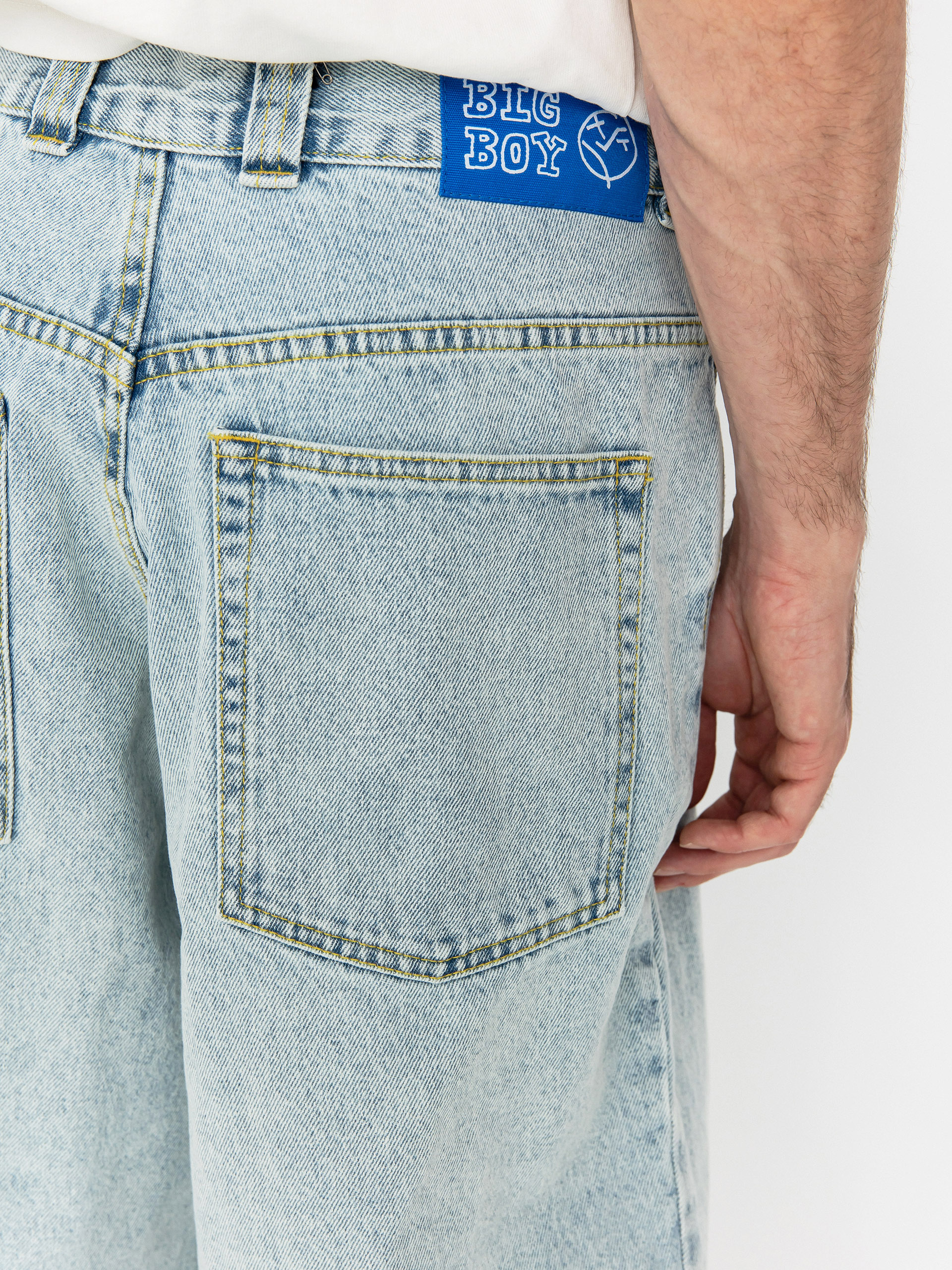 Kraťasy Polar Skate Big Boy (light blue)