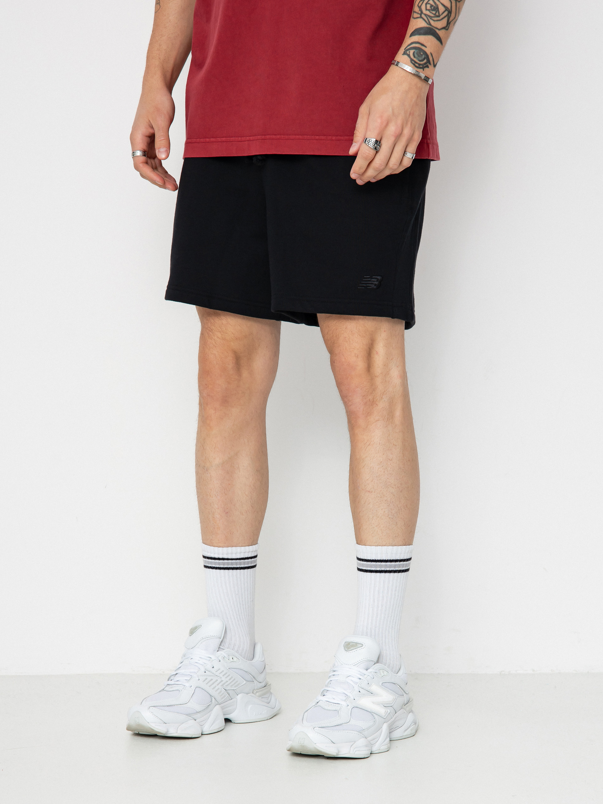 Kraťasy New Balance Athletics French (black)