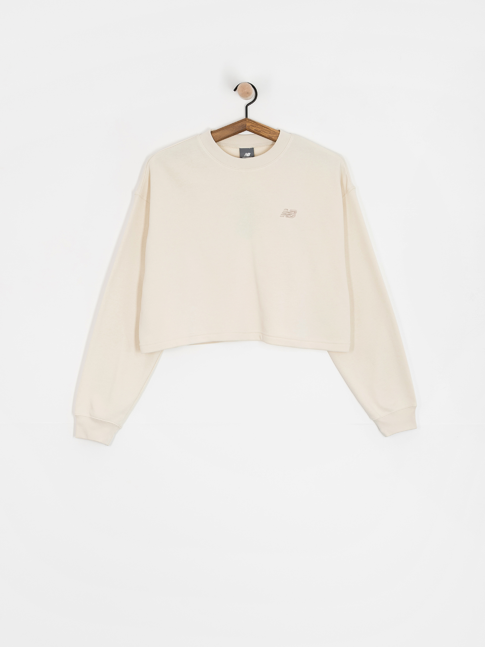 Mikina New Balance Coastal Fleece Wmn (linen)