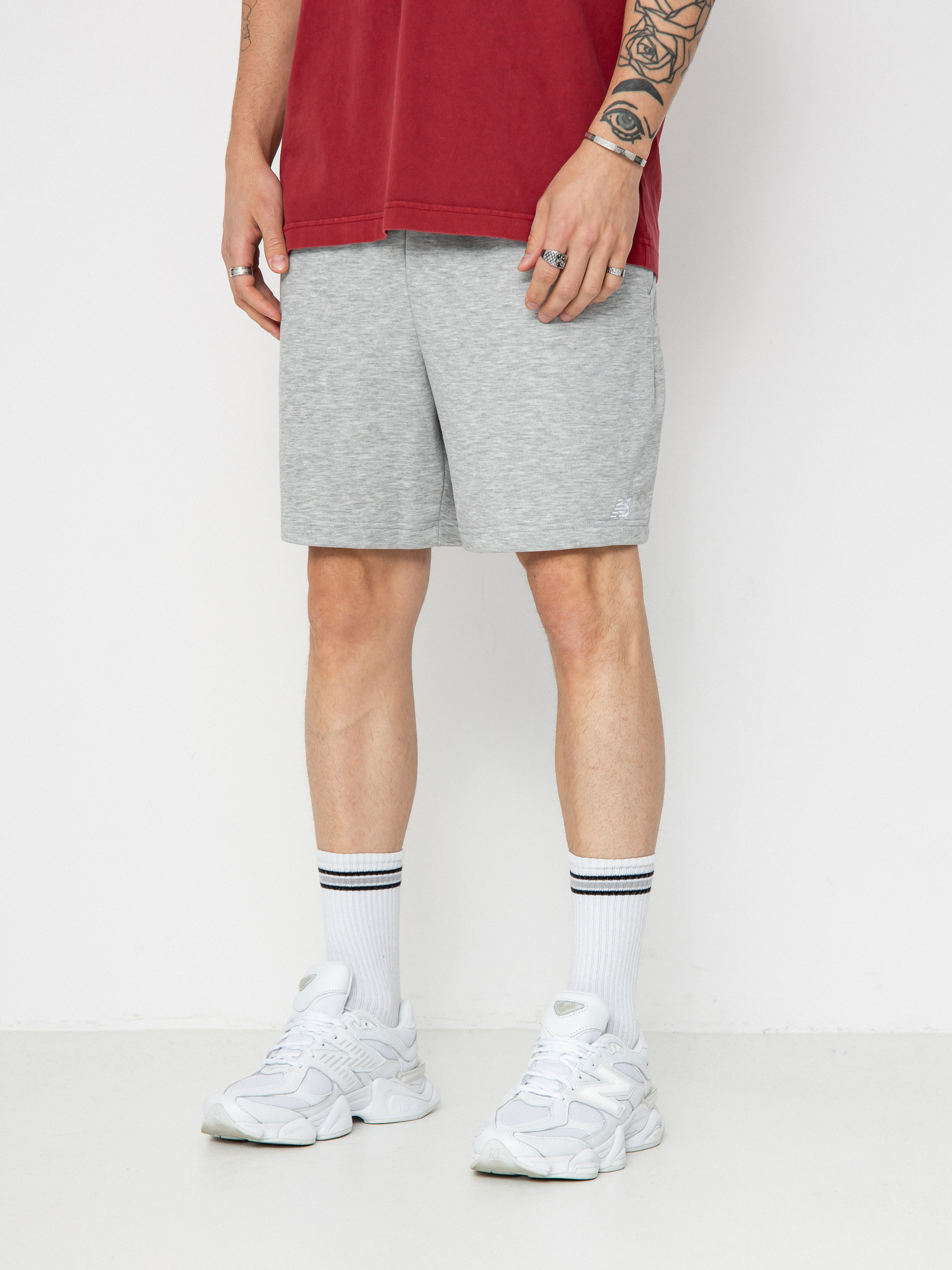 Kraťasy New Balance French Terry (athletic gre)
