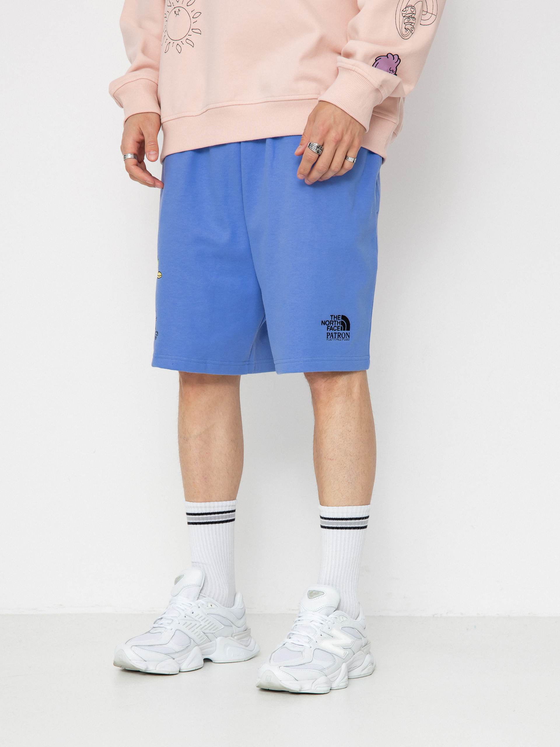 Kraťasy The North Face Mountain Cleanup Relaxed (virtual blue)