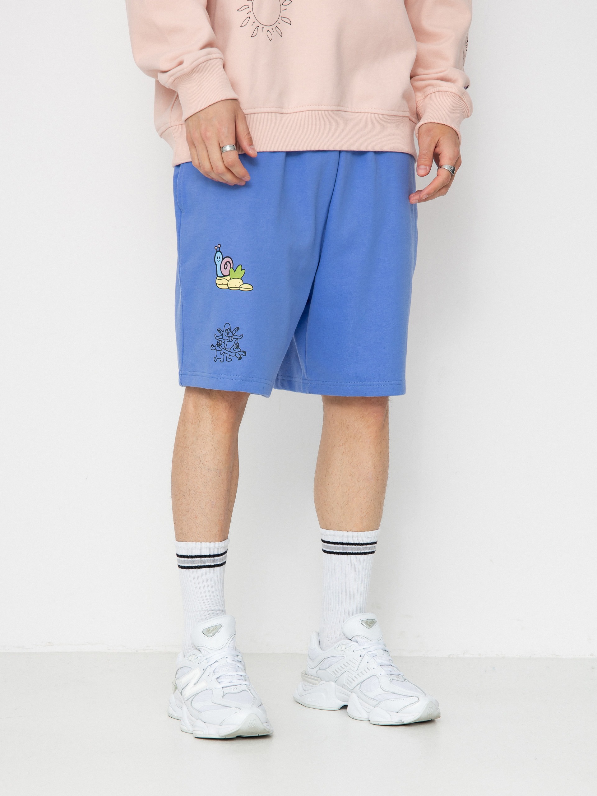 Kraťasy The North Face Mountain Cleanup Relaxed (virtual blue)