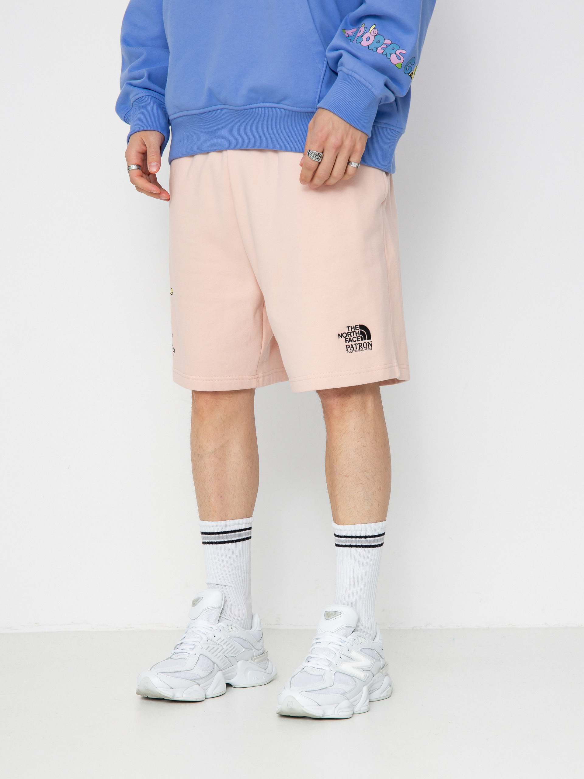 Kraťasy The North Face Mountain Cleanup Relaxed (pink moss)