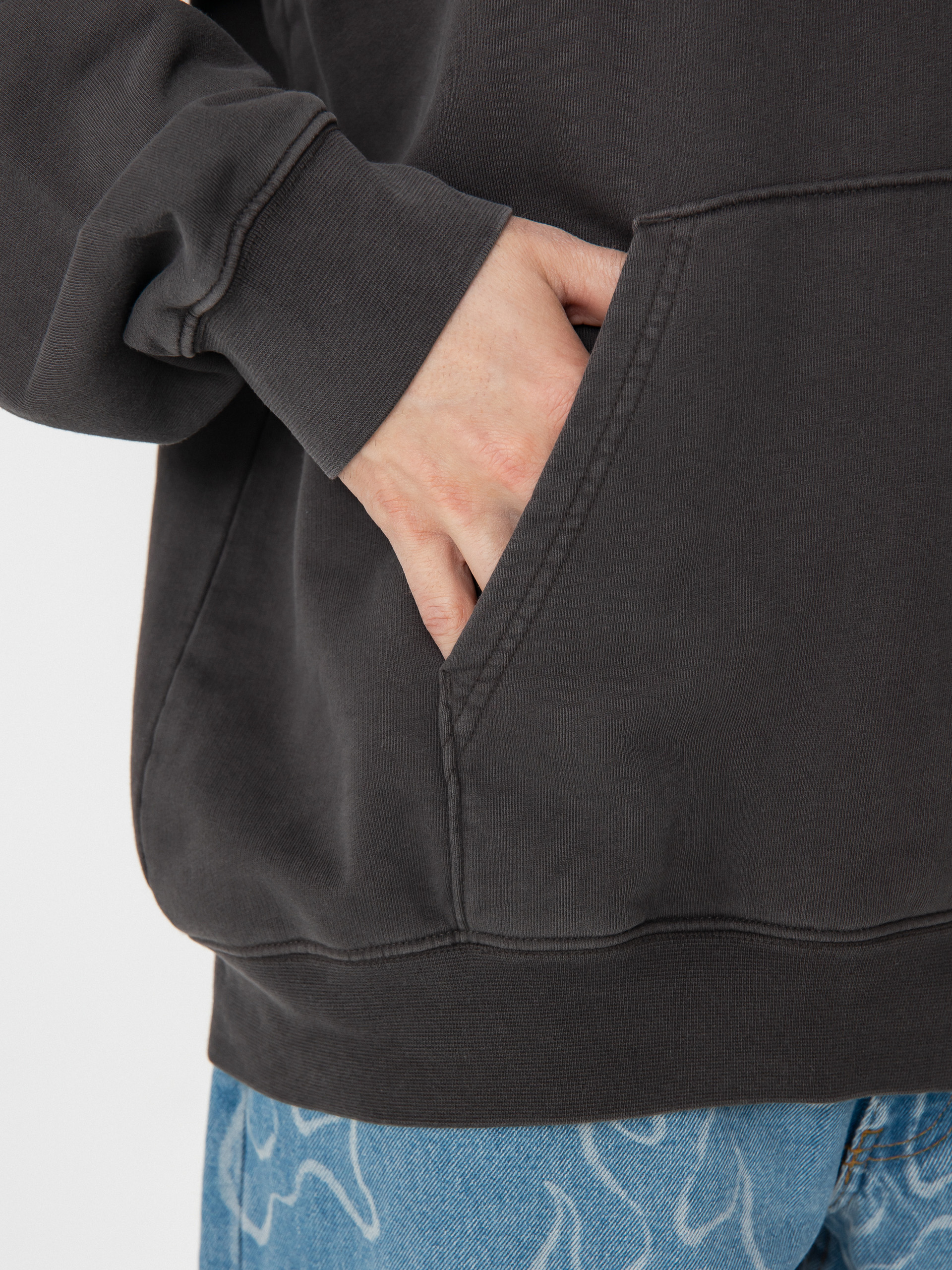 Mikina s kapucí Vans 66 Baked In Loose Ft HD (black)