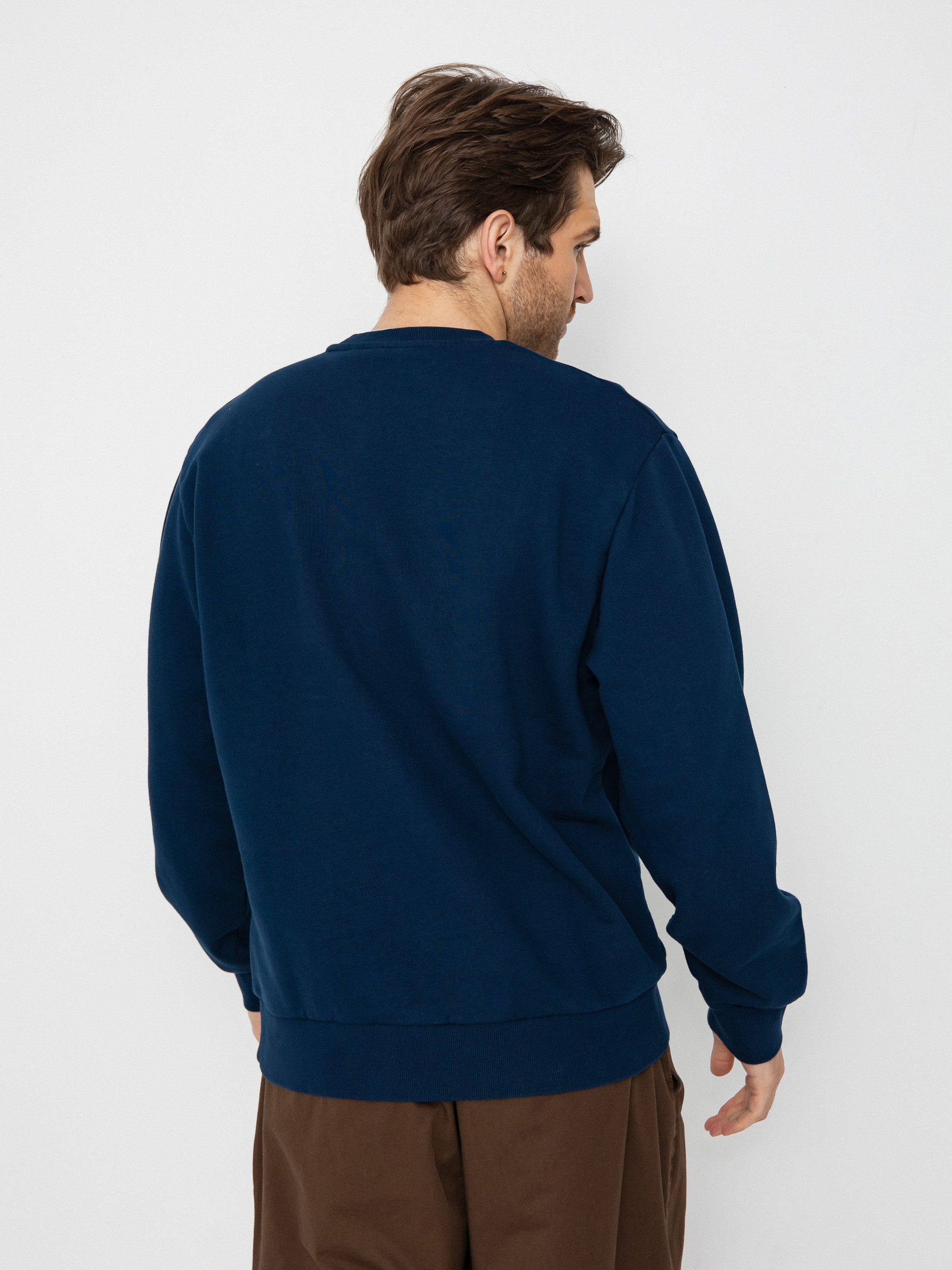 Mikina Carhartt WIP Script Embroidery (ink/air yellow)