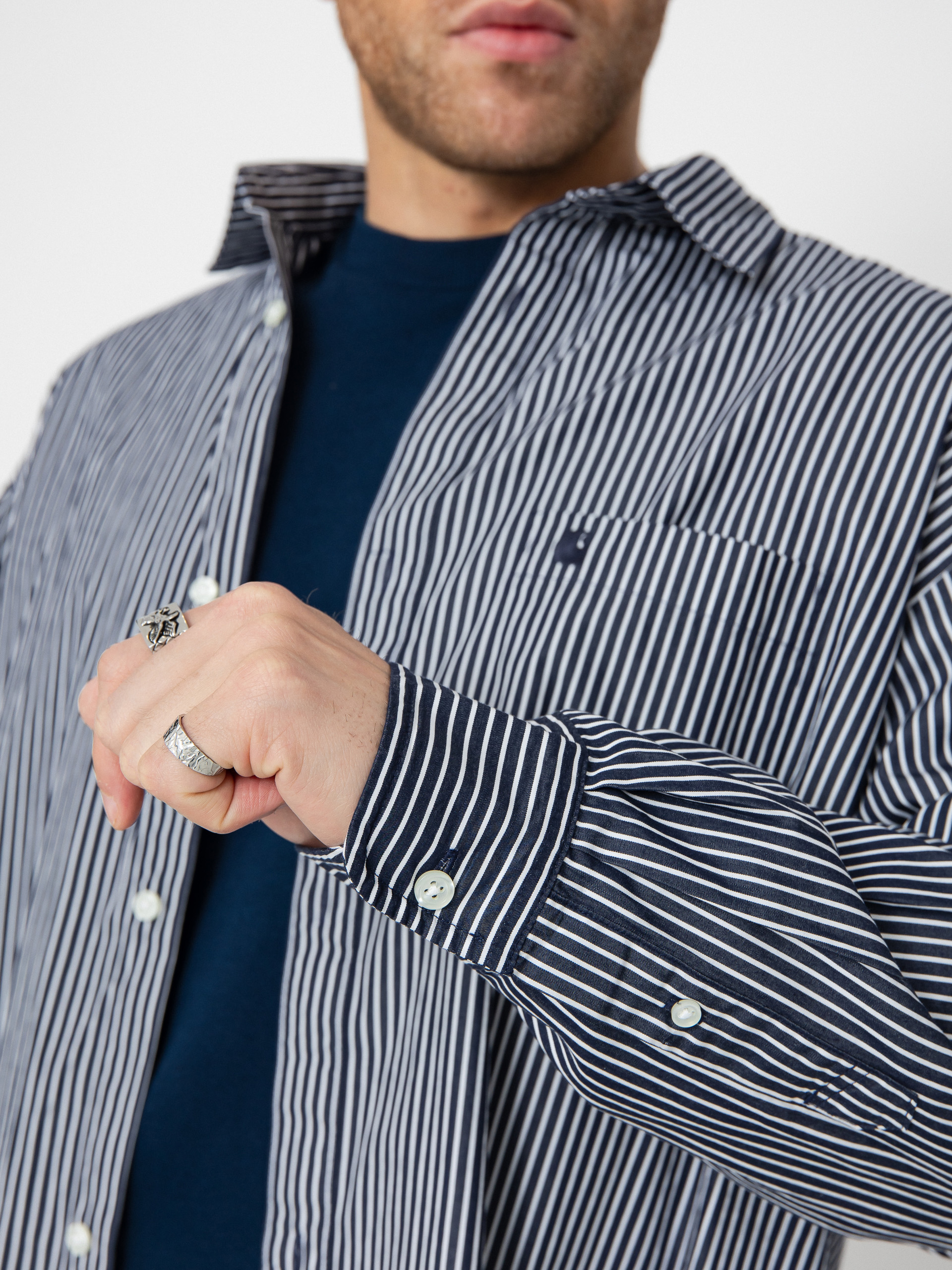 Košile Carhartt WIP Notus (arvin stripe/space)