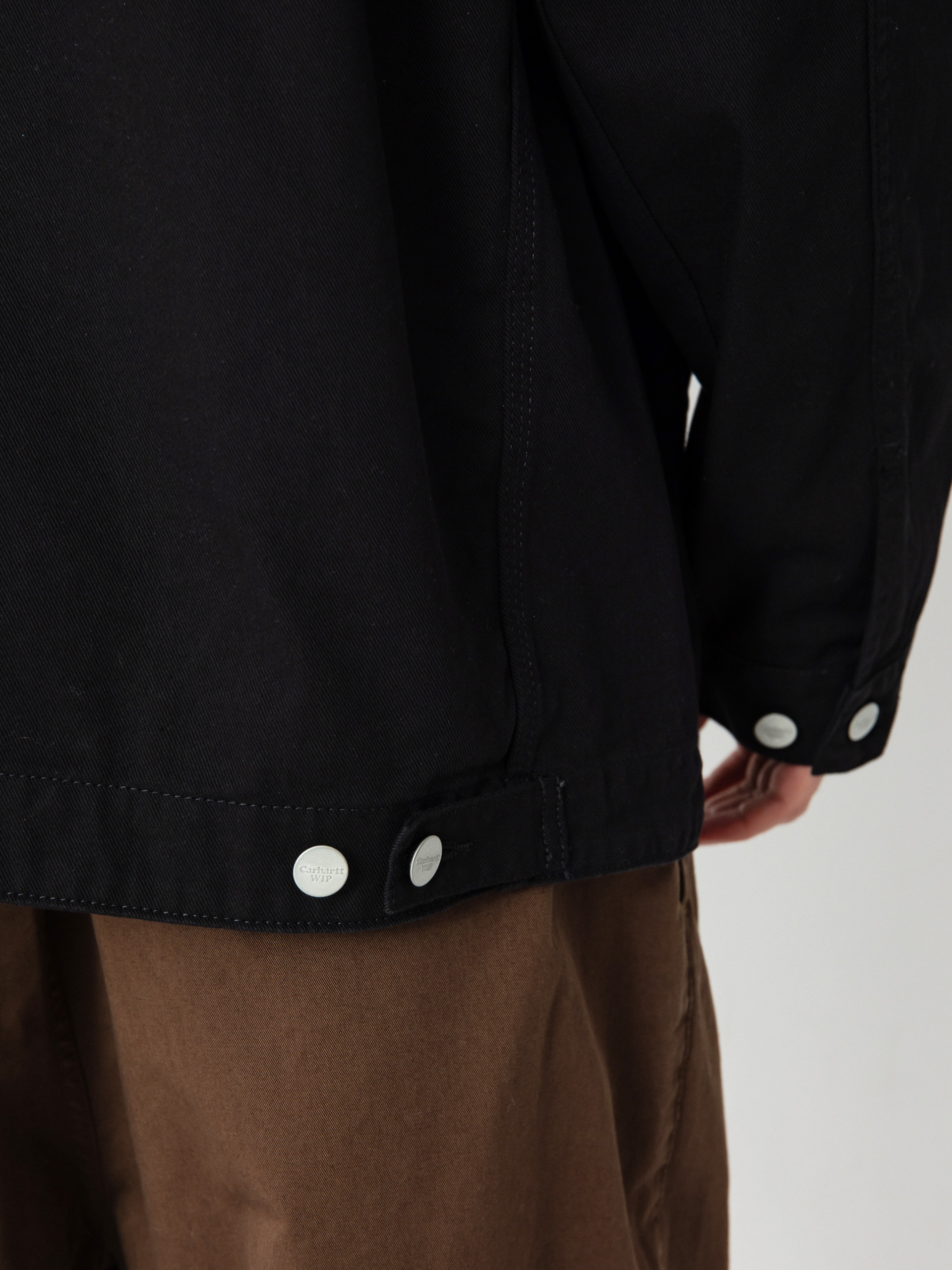 Bunda Carhartt WIP Drewe Chore Coat - černá (black)