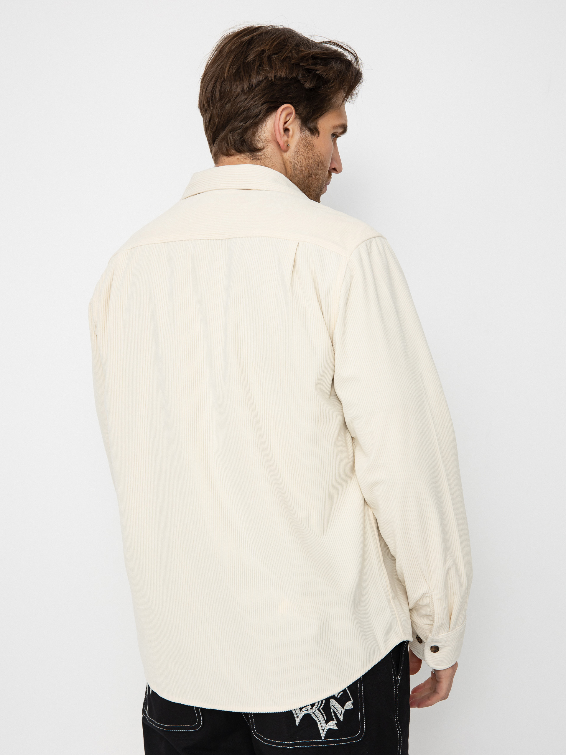 Košile Brixton The Field Corduroy Overshirt (whitecap)