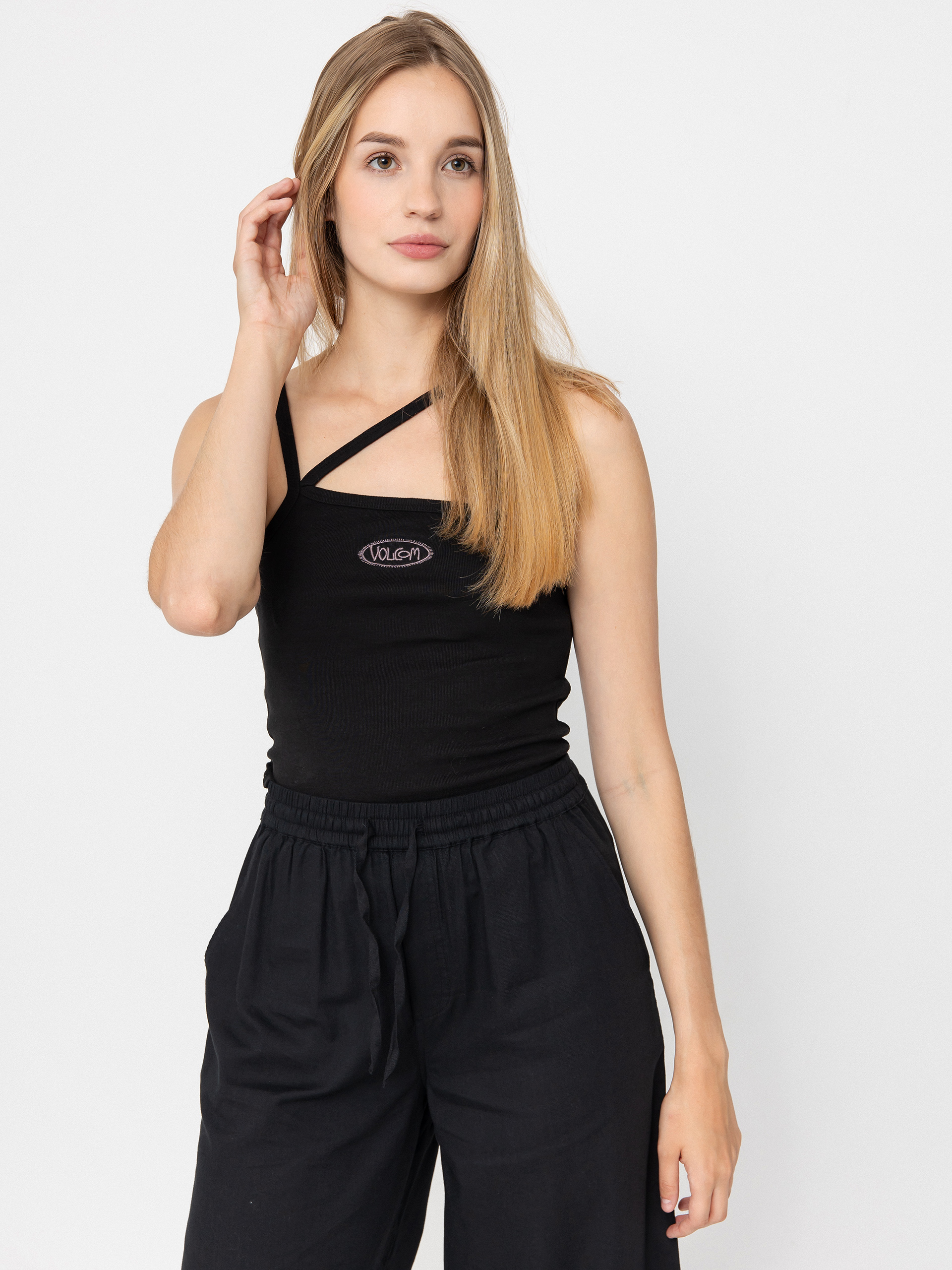 Tričko Volcom Stonezone Cami Wmn (black)