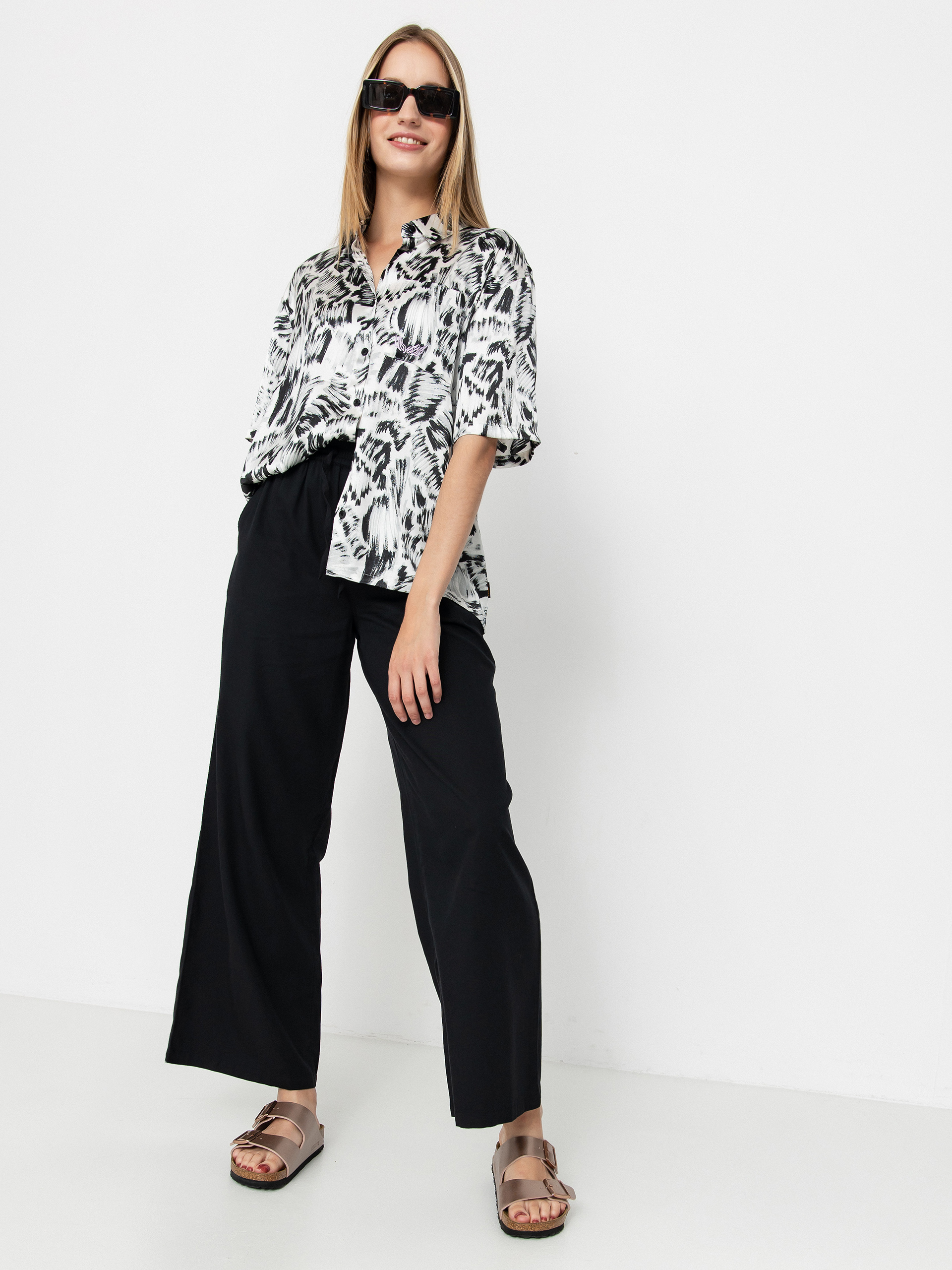 Košile Volcom Fa Alix Wmn (black white)