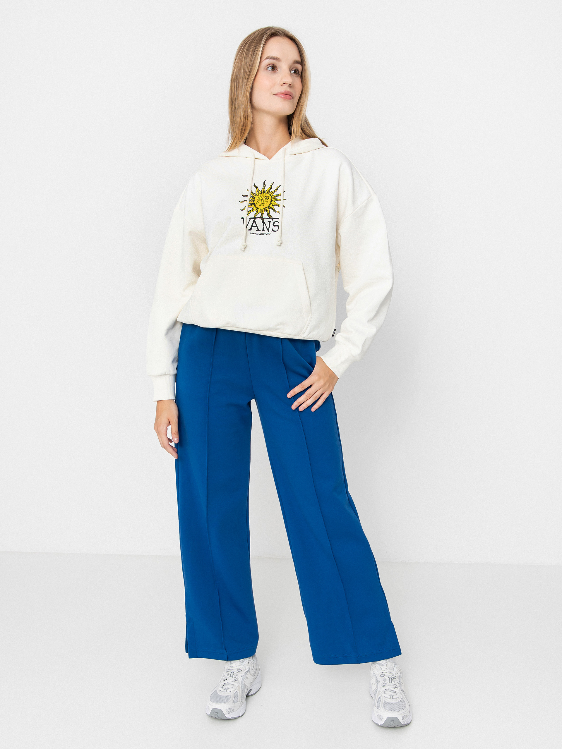 Mikina s kapucí Vans Cosmic Ray Retro Fit HD Wmn (marshmallow)