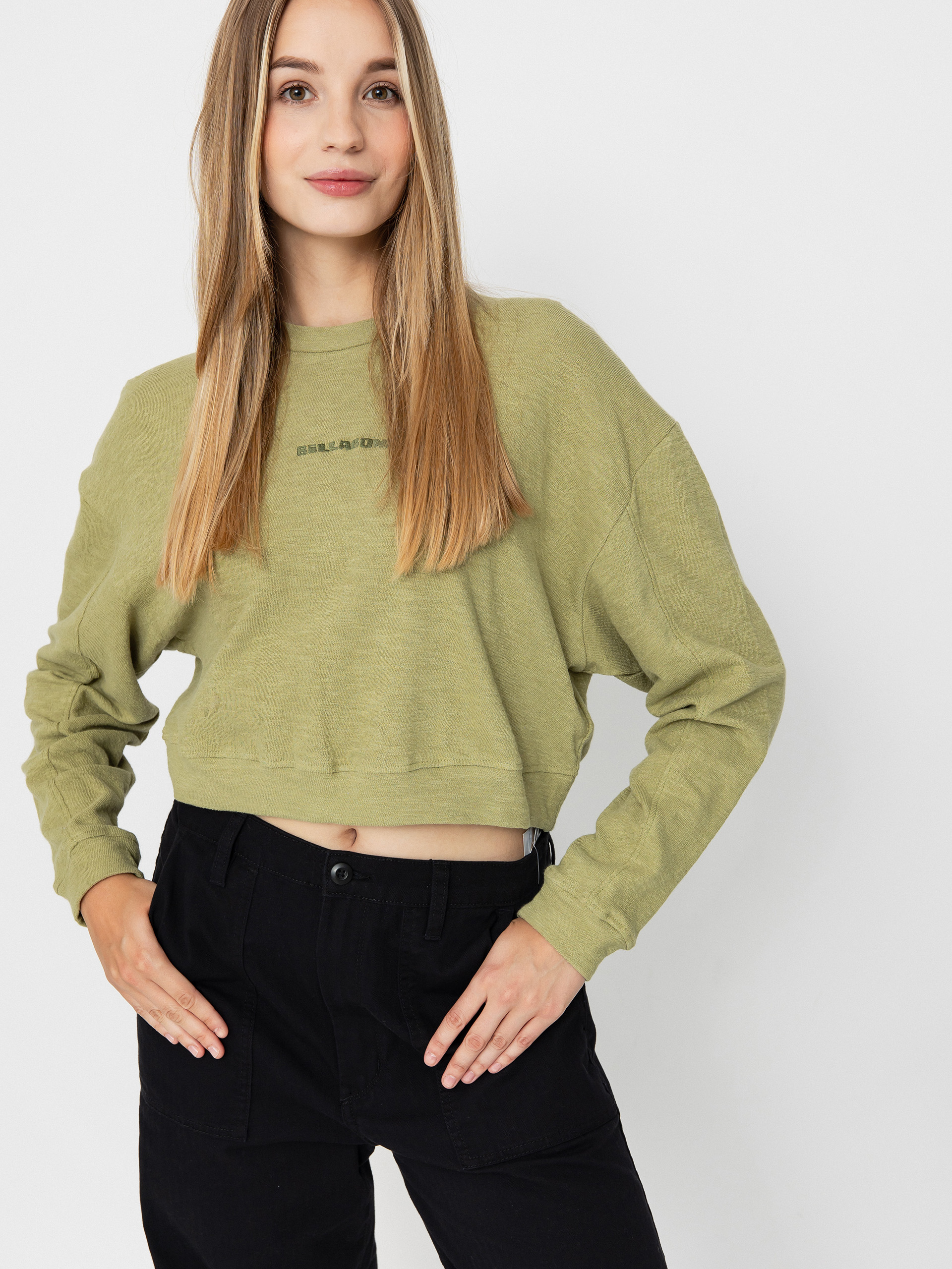 Mikina Billabong Cropped Fleece Wmn (avocado)