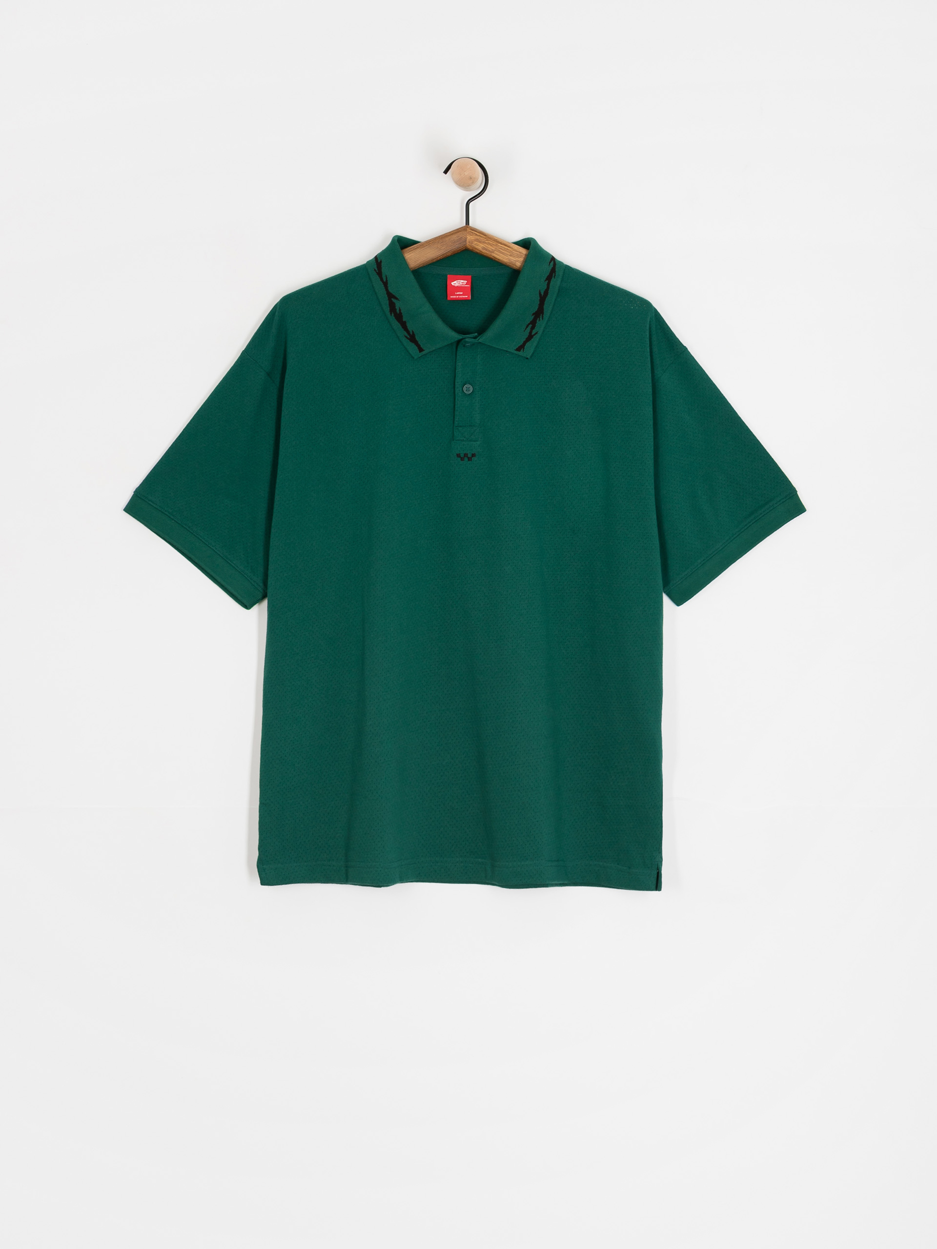 Tričko Vans Skate Mesh Polo (rain forest)