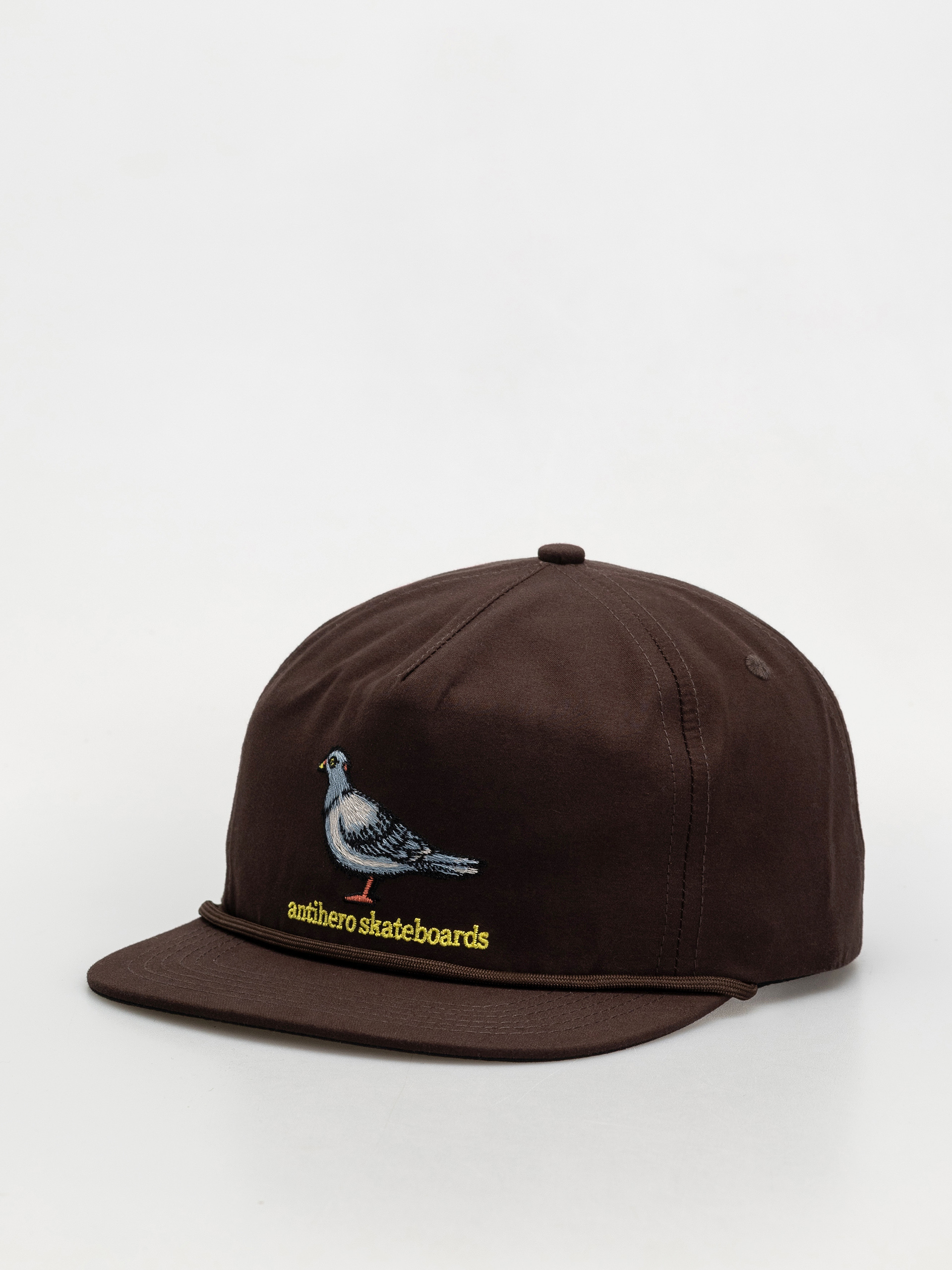 Kšiltovka  Antihero Lil Pigeon (dark brown/yellow)