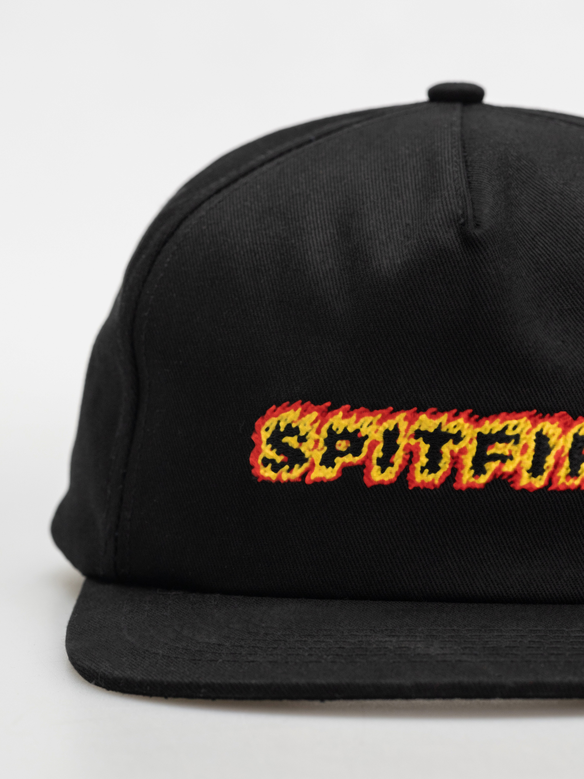 Kšiltovka  Spitfire Flames Script (black)