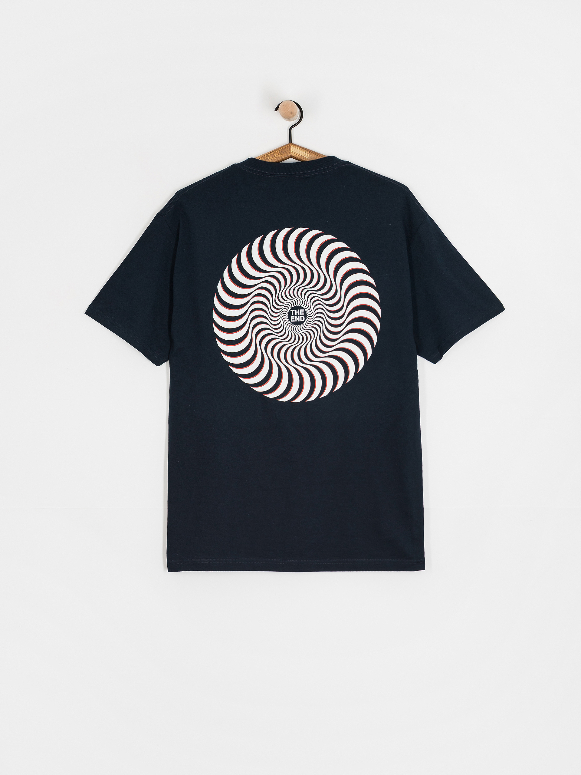 Tričko Spitfire Classic Swirl Overlay (true navy w/white&red prints)
