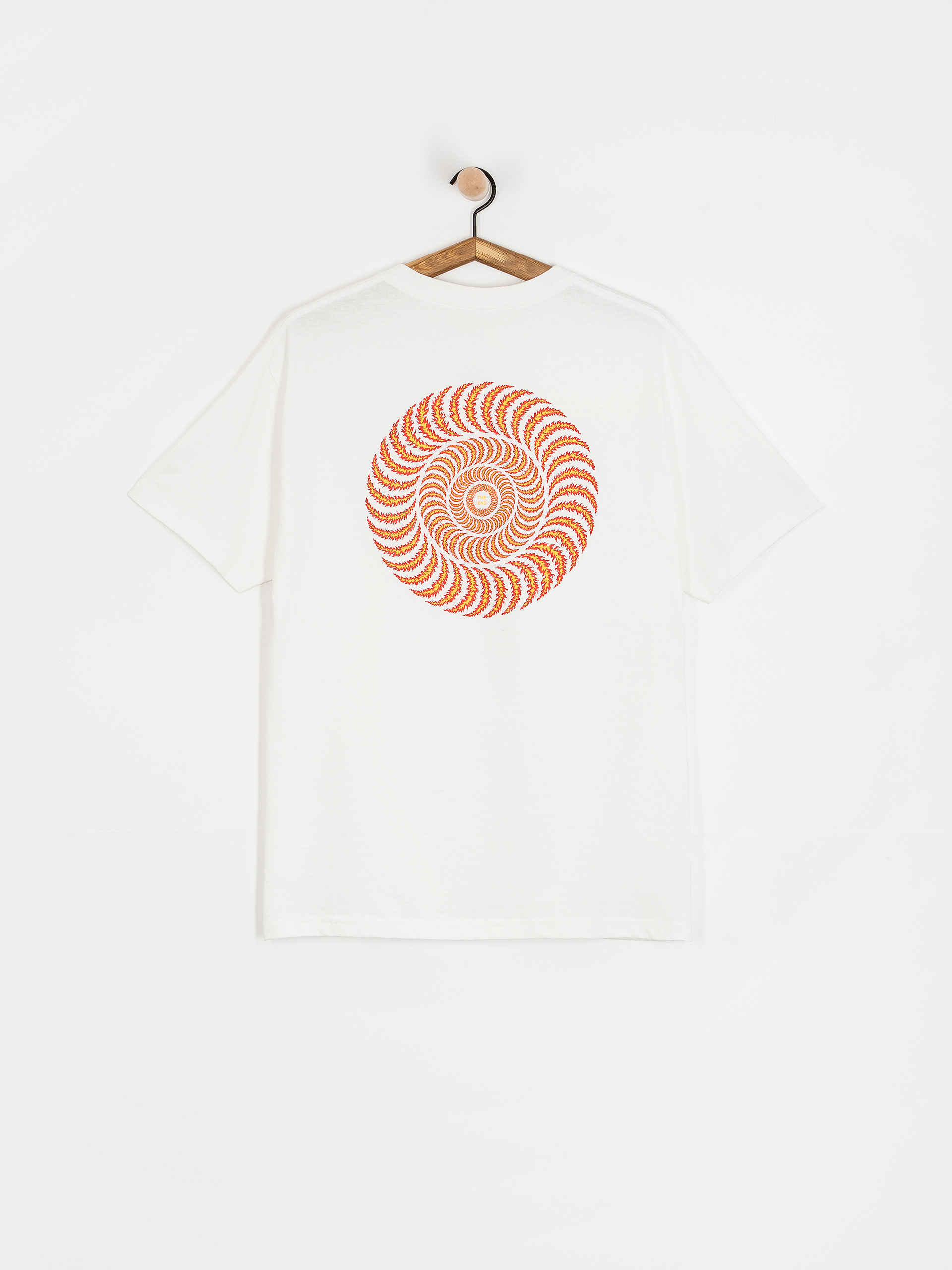 Tričko Spitfire Og Classic Flame (white w/red yellow&black prints)