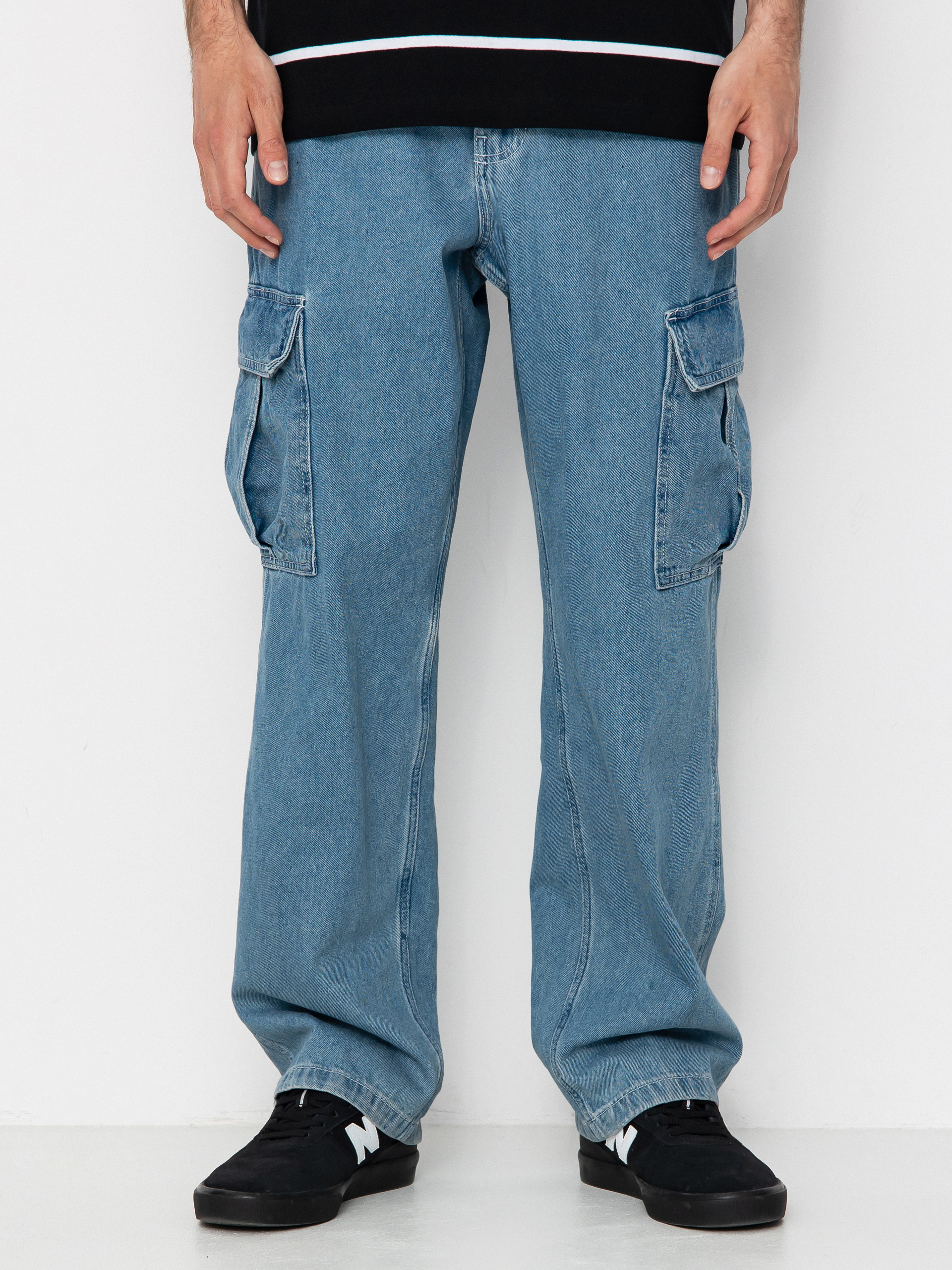 Kalhoty Vans Service Cargo Loose Denim