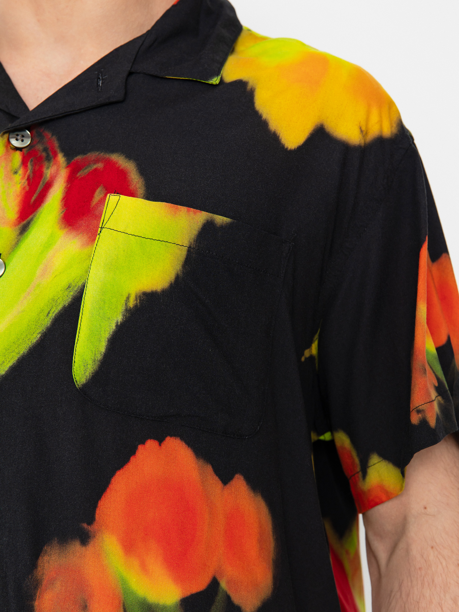 Košile OBEY Kinney (black multi)