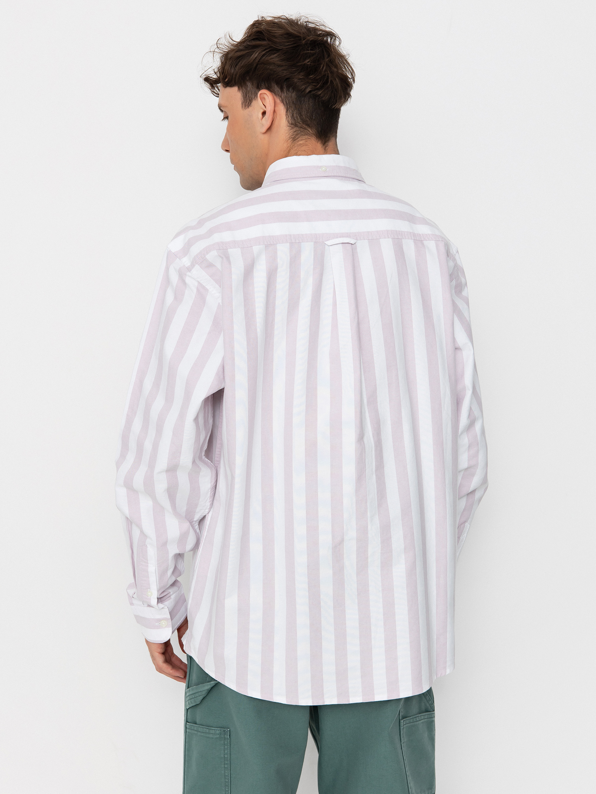 Košile Carhartt WIP Dillion (dillion stripe/hortensia/white)