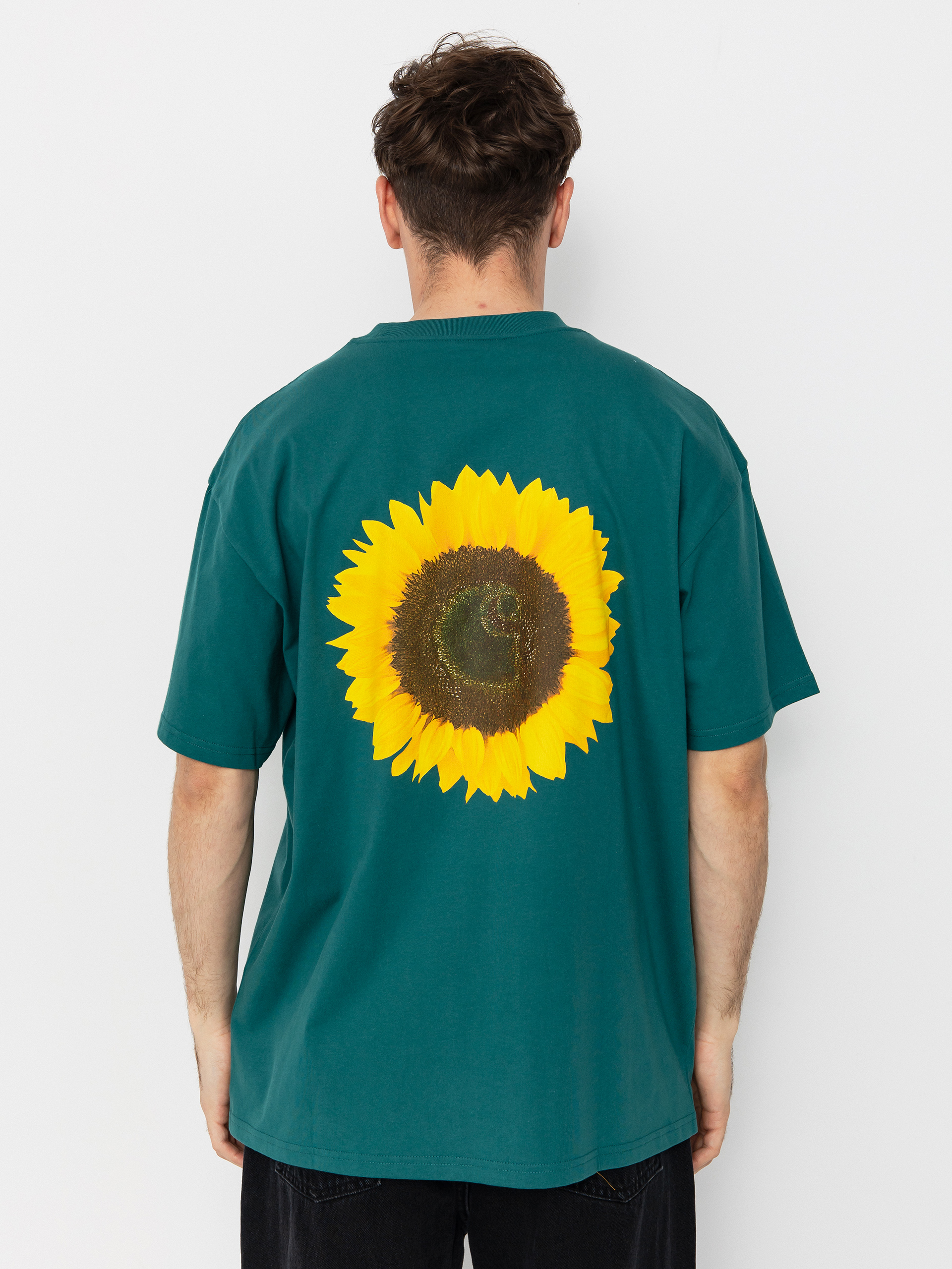 Tričko Carhartt WIP Sunflower (rainforest)