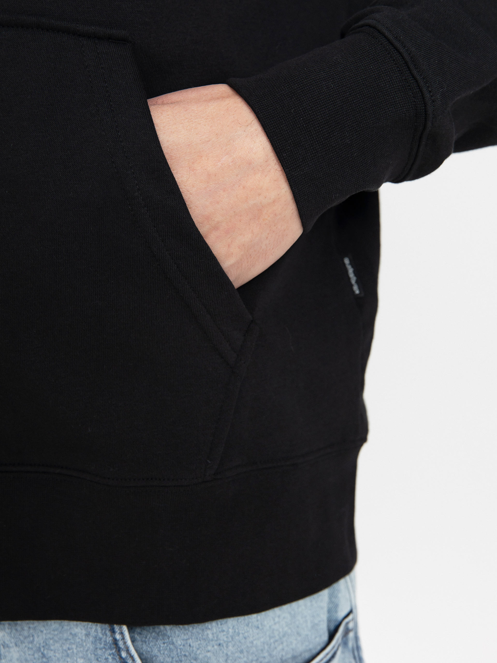 Mikina s kapucí Quiksilver Salt Water ZHD (black)