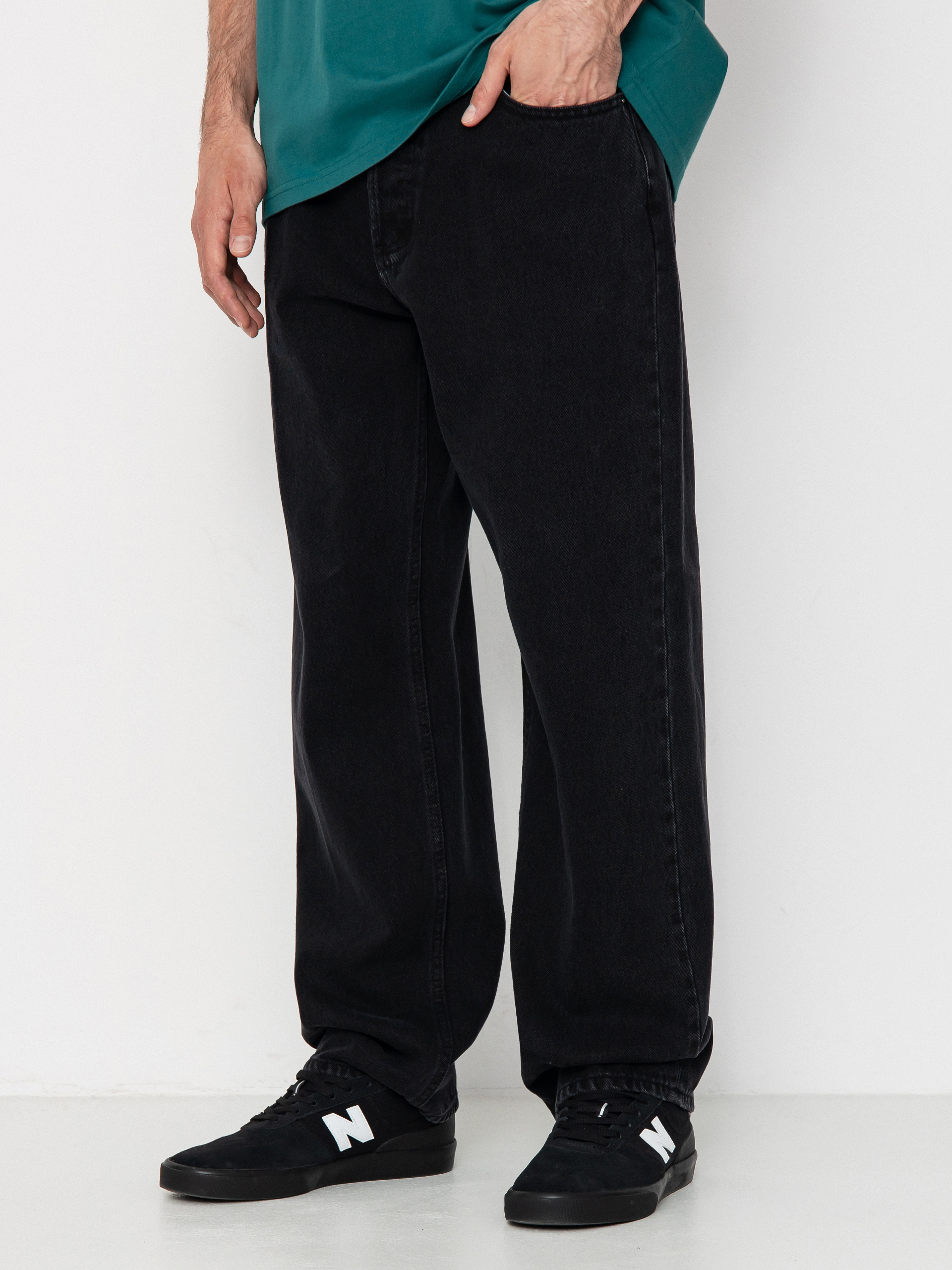 Kalhoty OBEY Hardwork Denim (faded black)