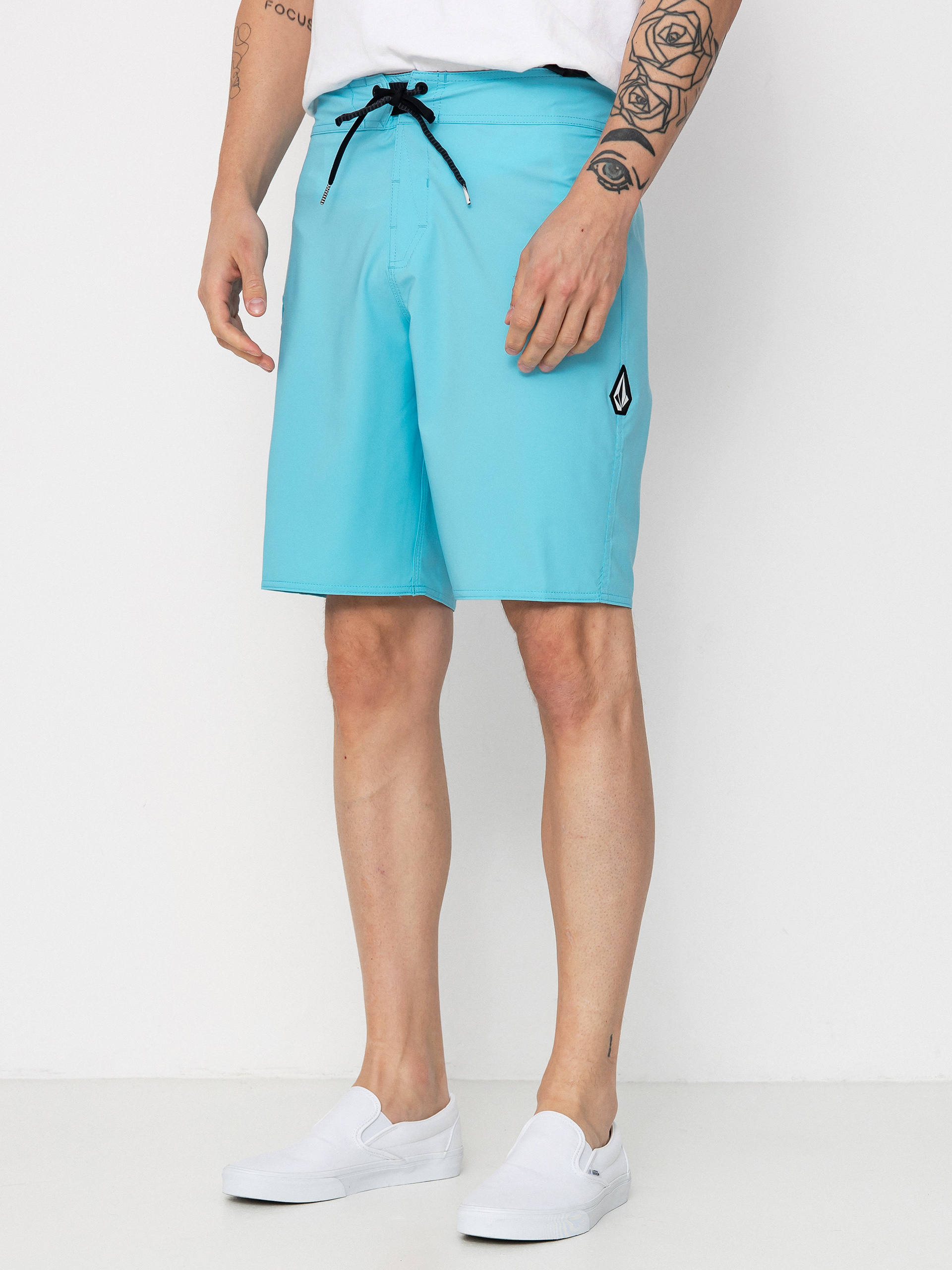 Plážové kraťasy Volcom Lido Solid Mod 20 (resin blue)